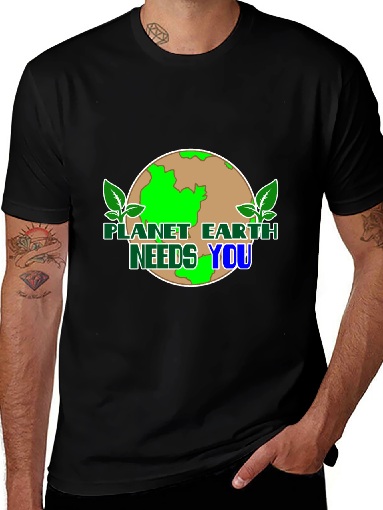 Variant 11 of Planet Earth Needs You Graphic T-Shirt