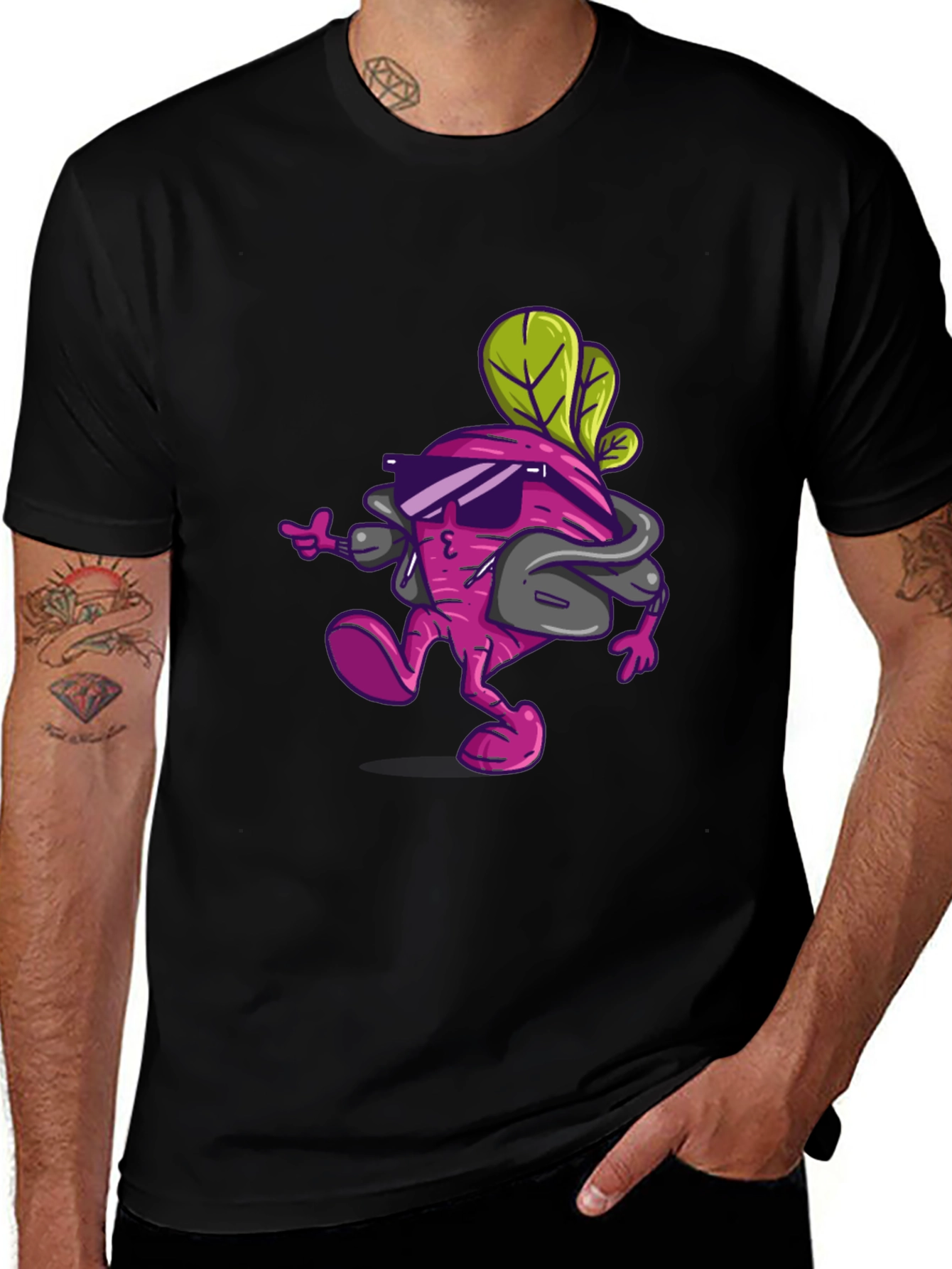 Cool Beet T-Shirt - Cartoon Graphic