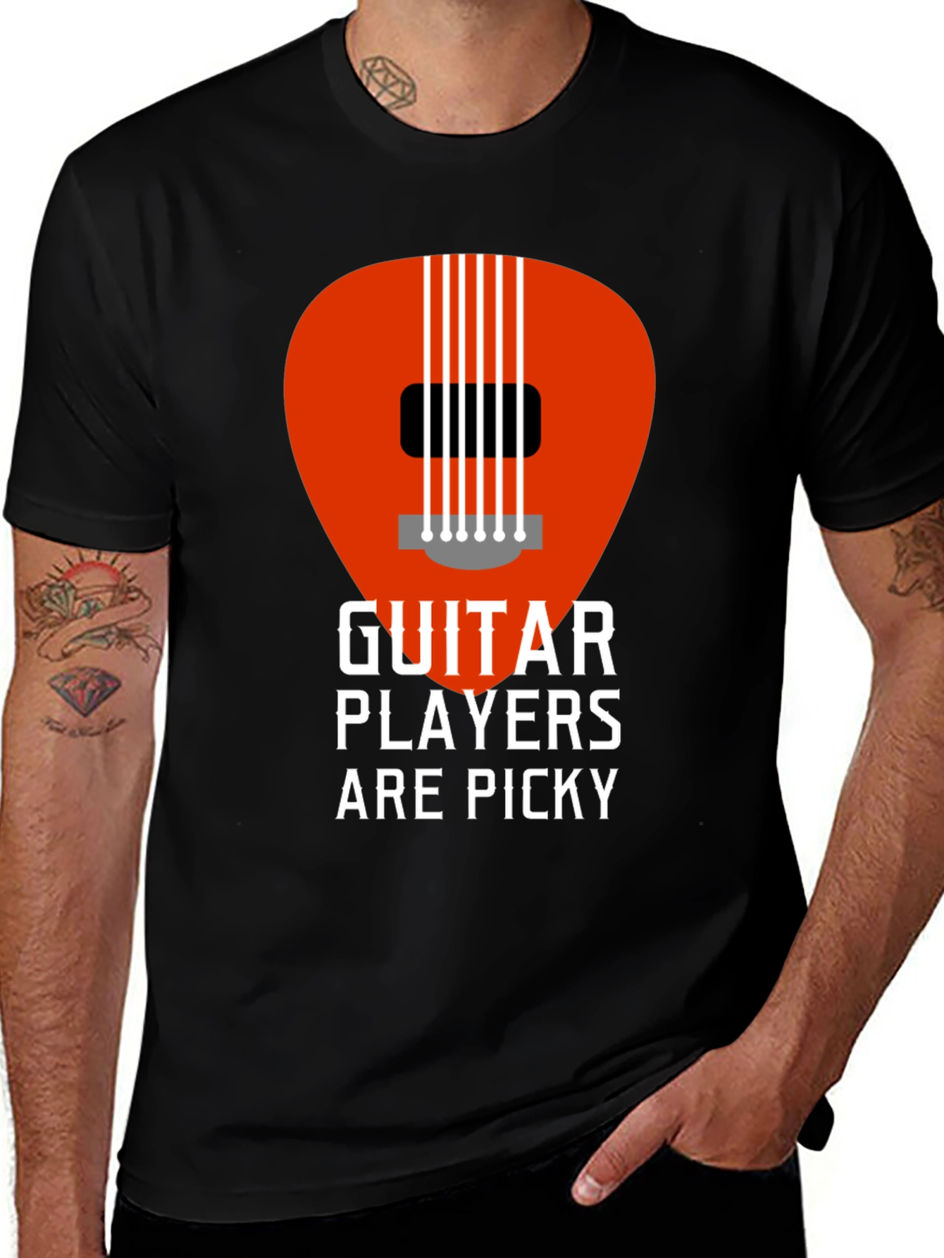 Variant 11 of Guitar Players Are Picky Graphic Tee