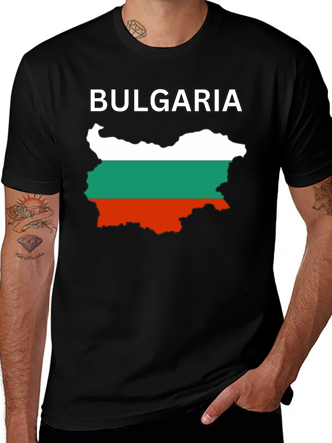 Bulgaria Flag Graphic Tee - Country Pride