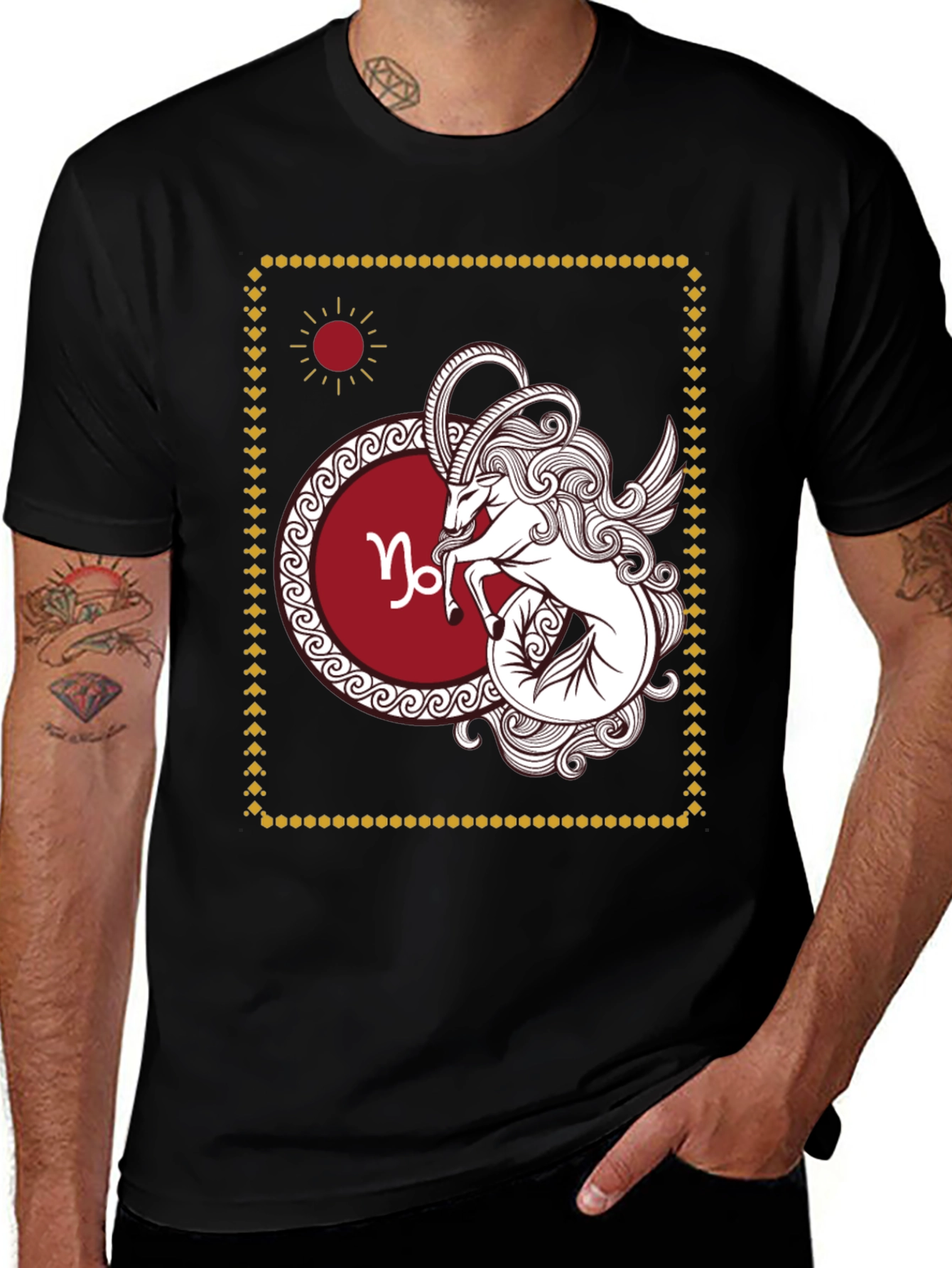 Capricorn Zodiac Graphic T-Shirt - Astrology Sign Tee