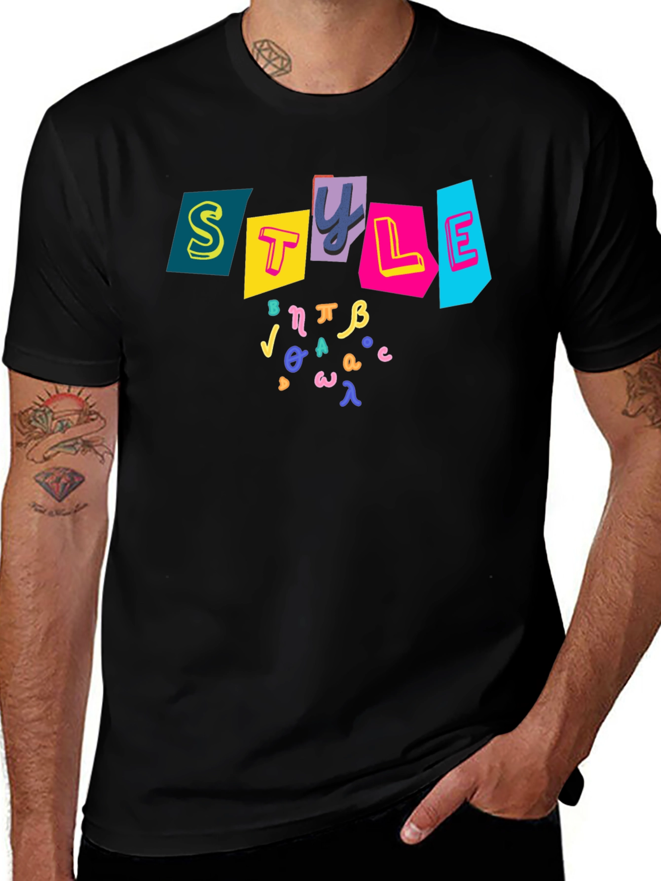 Variant 23 of Colorful Style Graphic T-Shirt
