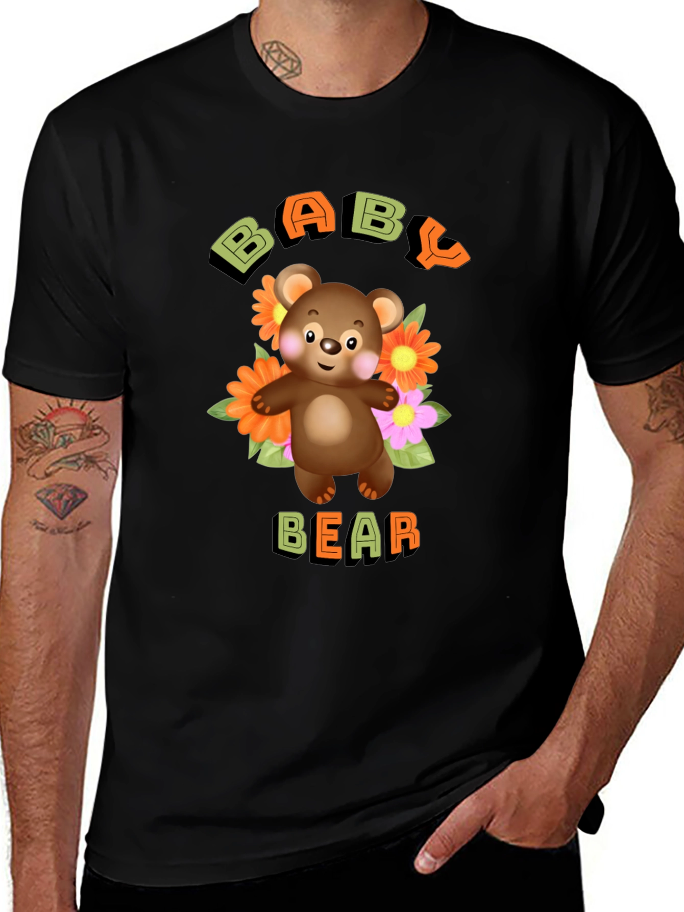 Variant 29 of Baby Bear Graphic Tee - Adorable Kids' Shirt