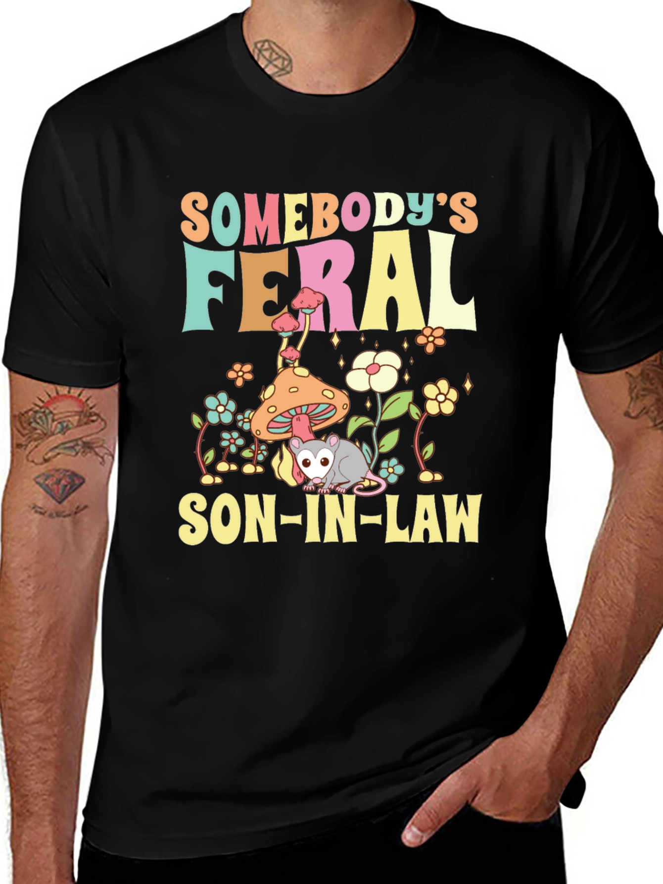 Variant 25 of Feral Son-in-Law Graphic T-Shirt