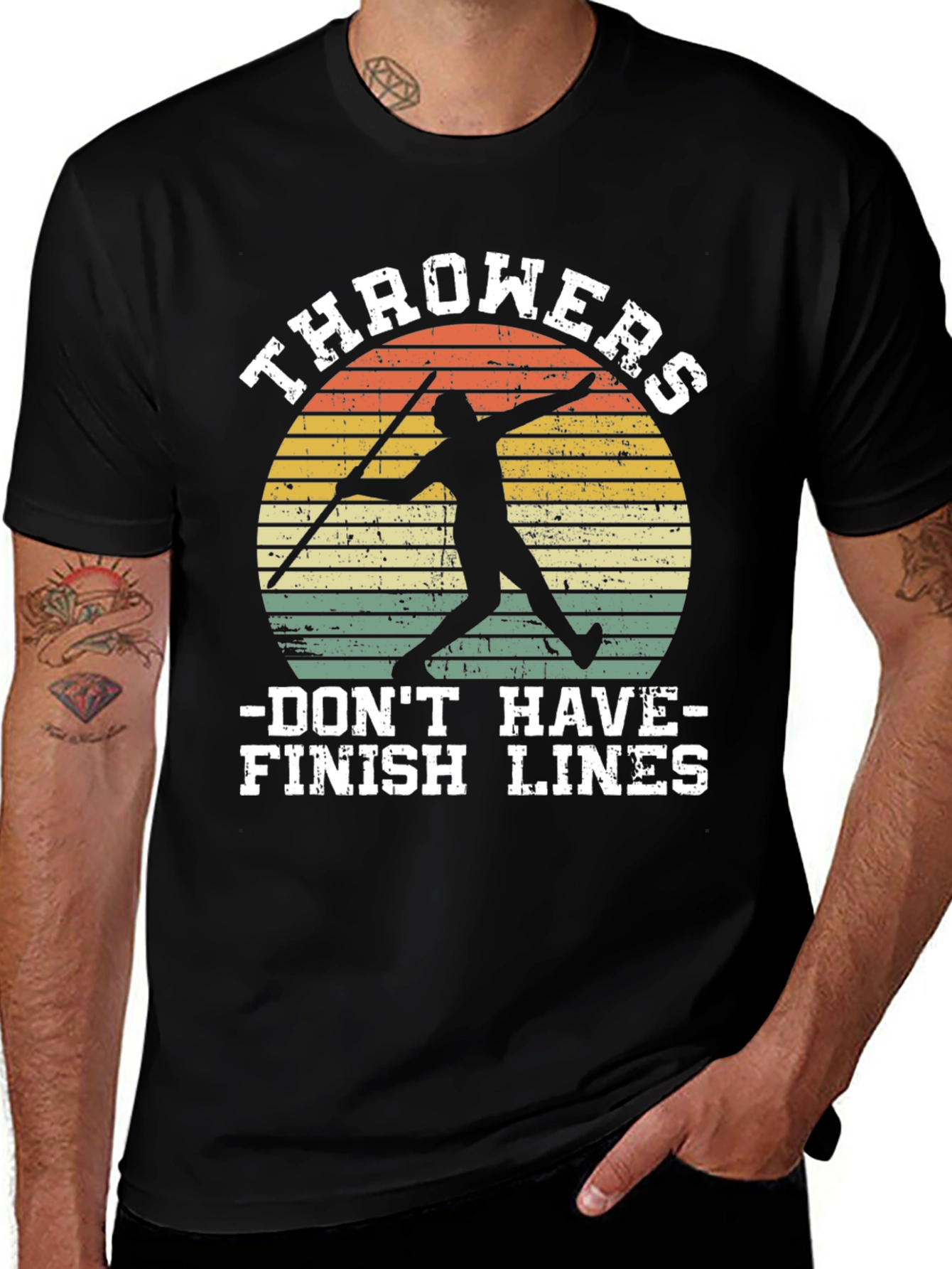 Throwers Don't Have Finish Lines Graphic Tee