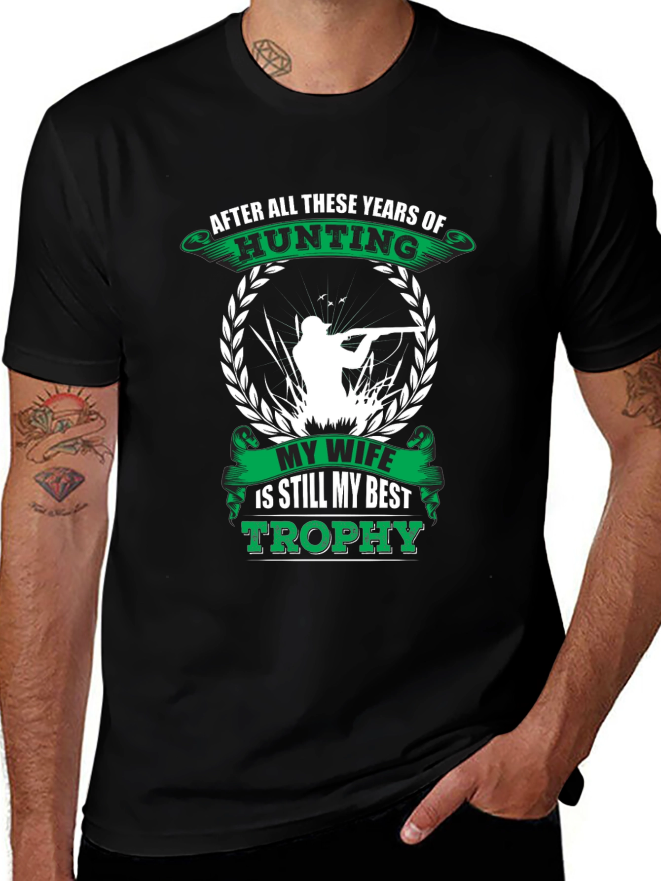 Variant 3 of Hunting T-Shirt: My Wife is My Best Trophy