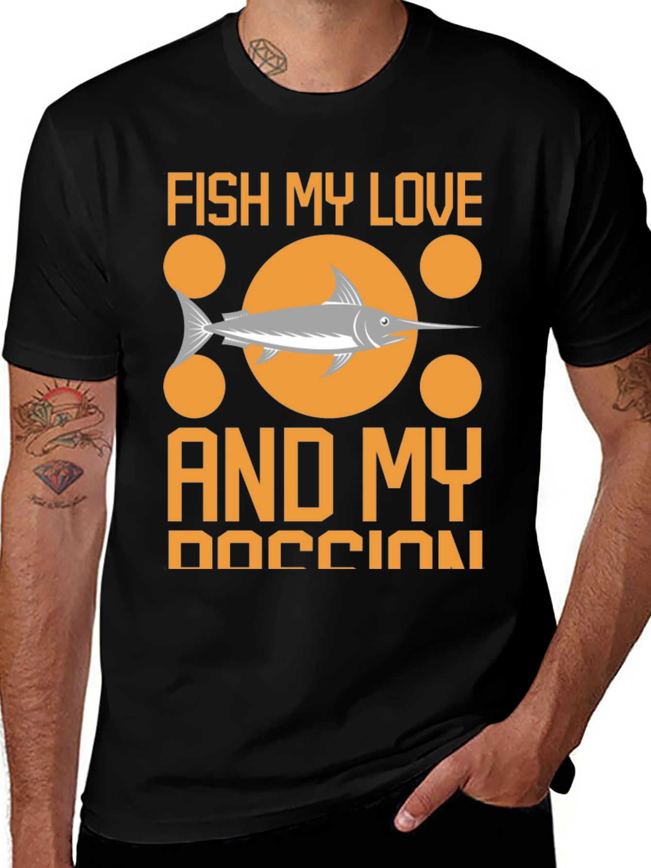 Variant 11 of Fish My Love T-Shirt - Angler Passion Tee