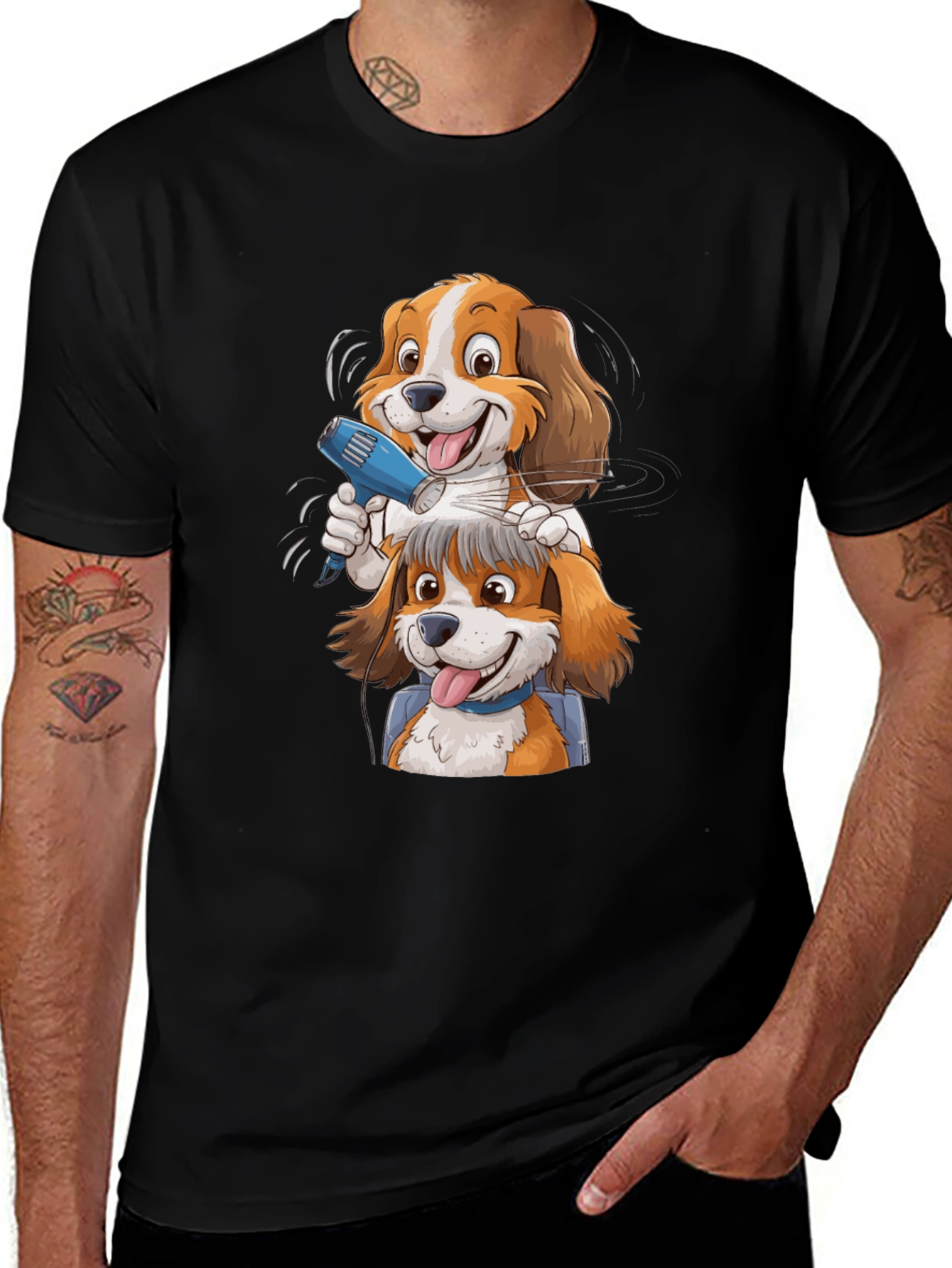 Variant 4 of Dog Grooming T-Shirt