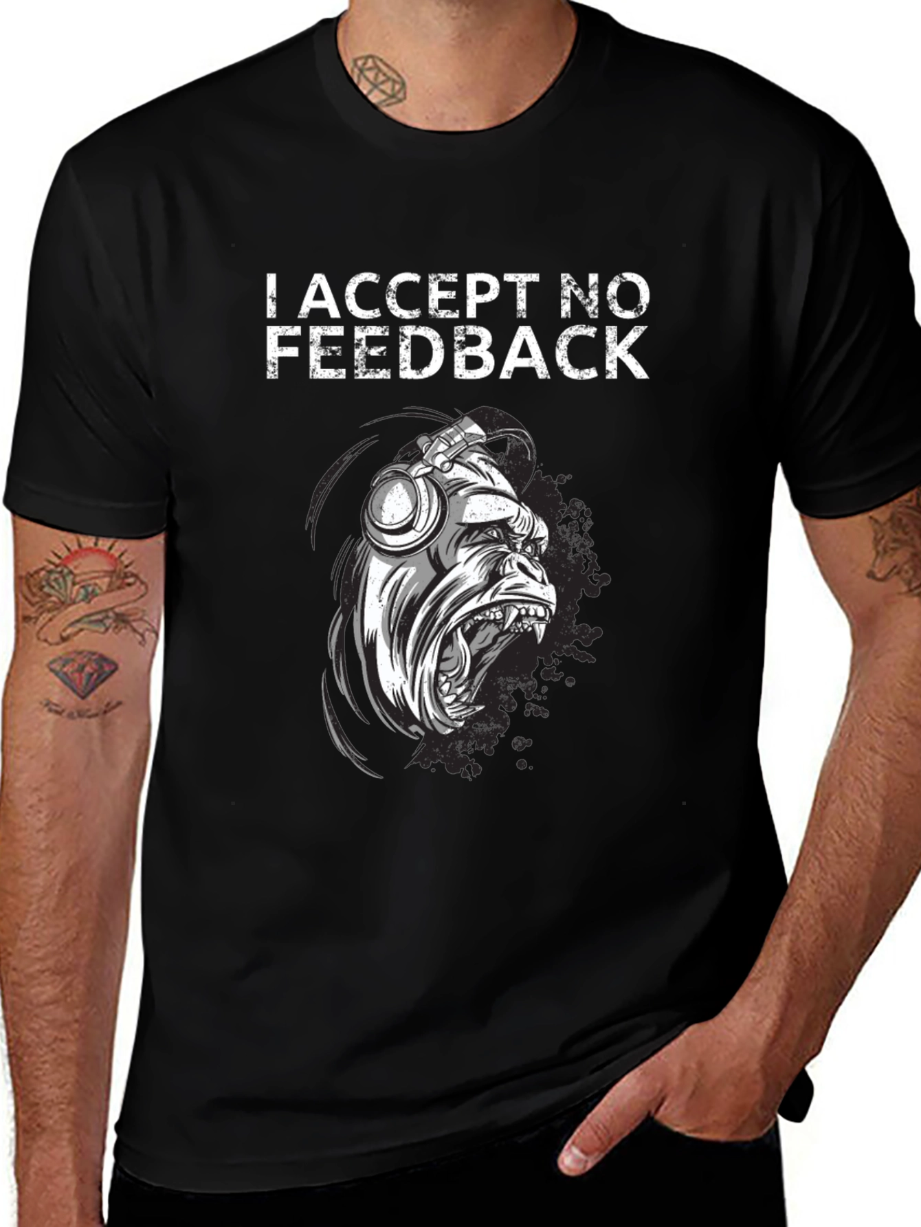 Variant 7 of I Accept No Feedback Graphic Tee
