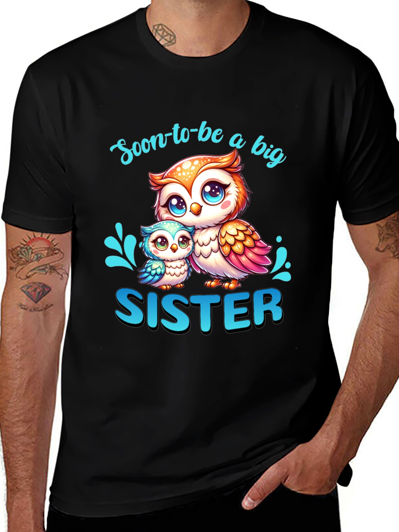 Soon-to-Be Big Sister Owl T-Shirt
