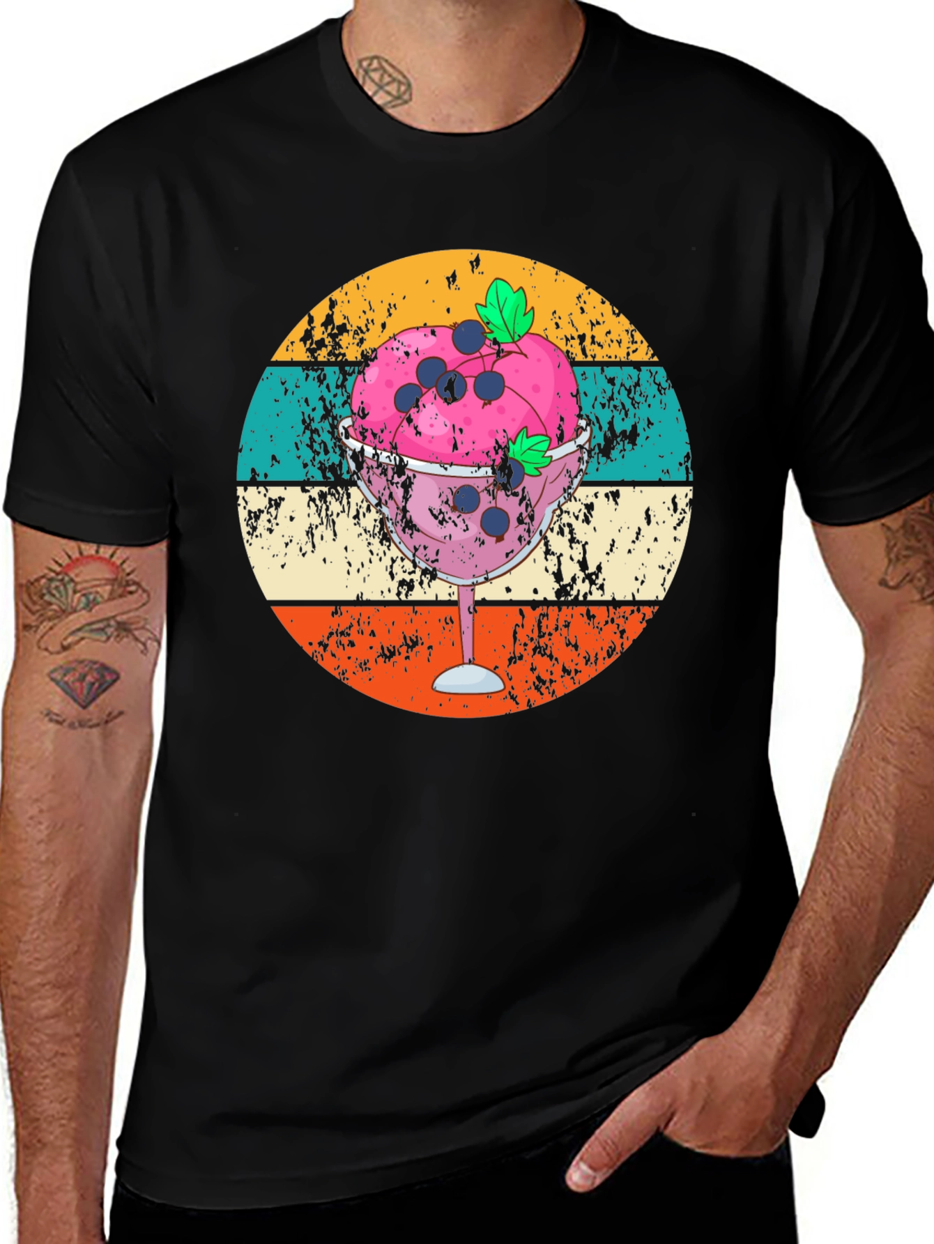 Variant 27 of Retro Dessert Graphic T-Shirt