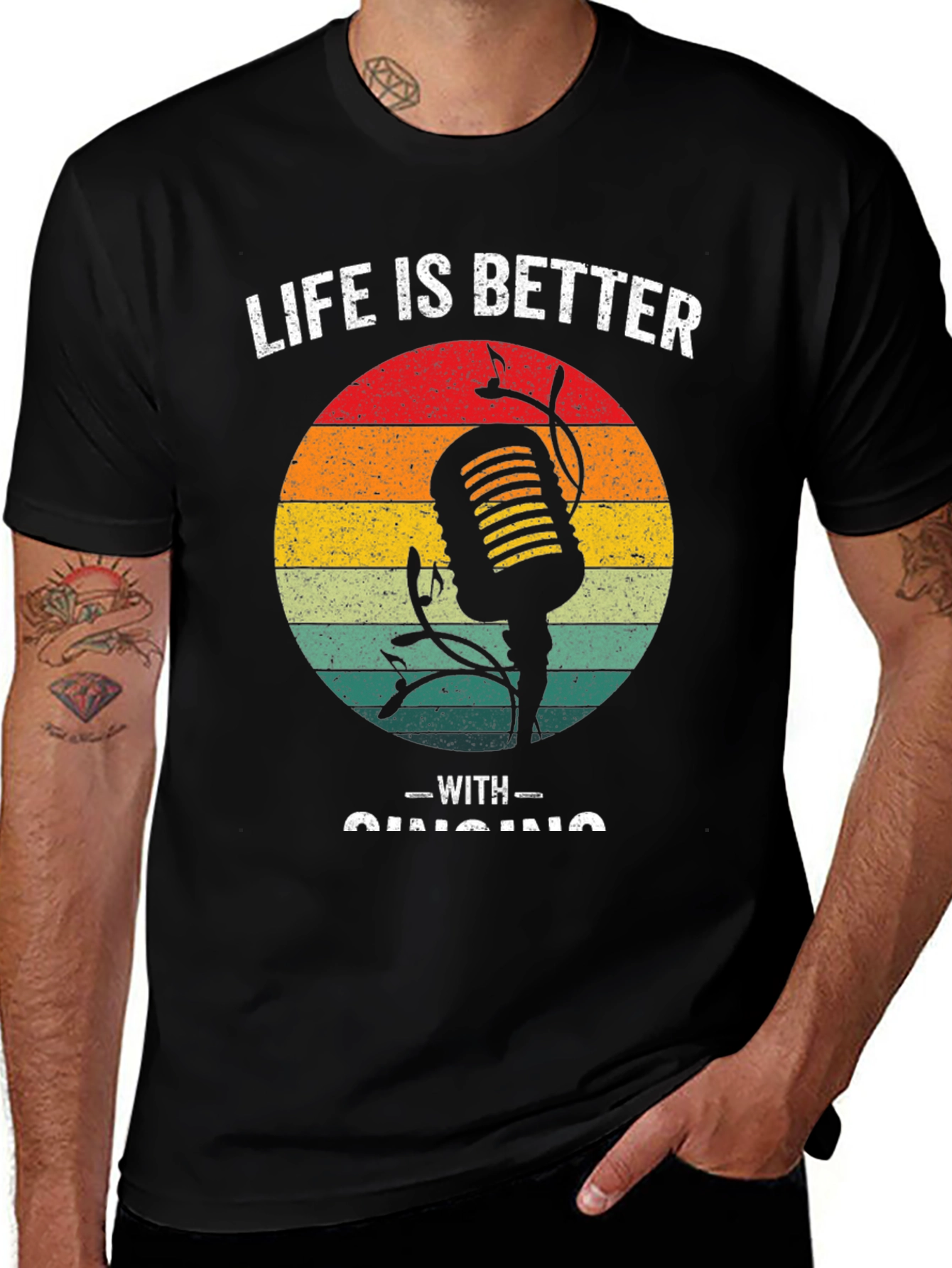 Variant 16 of Life is Better With Singing T-Shirt