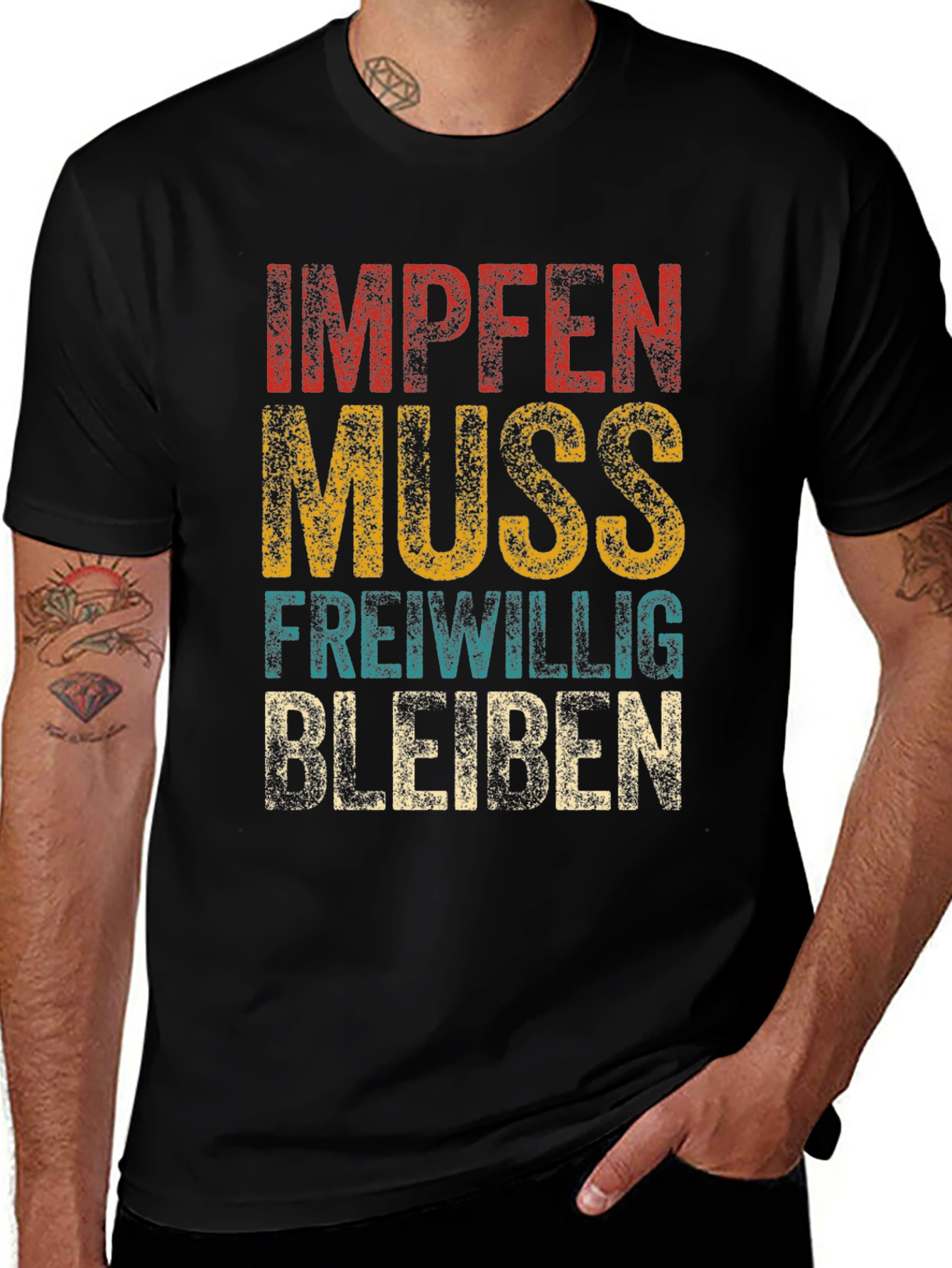 Variant 9 of Impfen Muss Freiwillig Bleiben T-Shirt