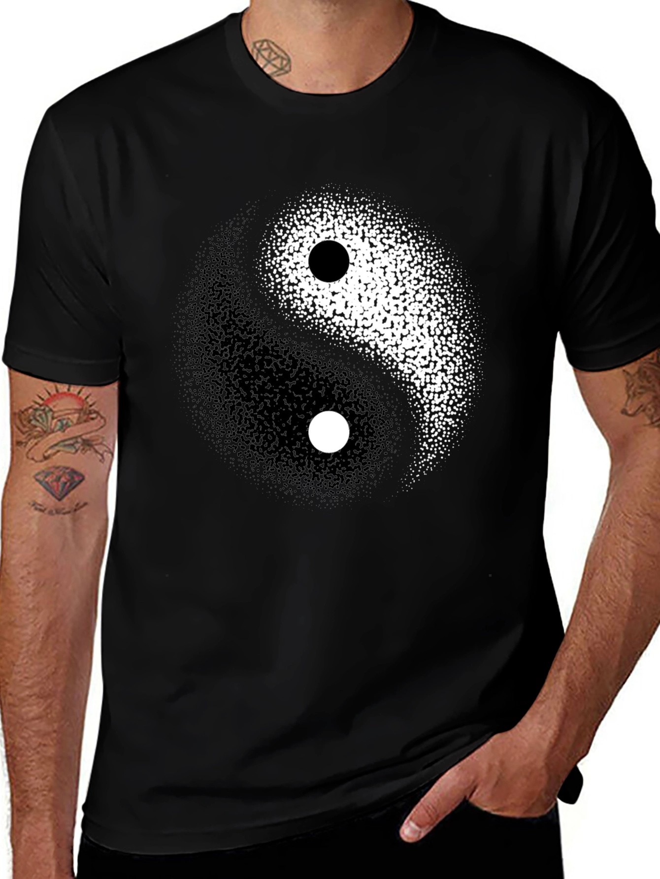 Yin Yang Graphic Tee - Balance & Style