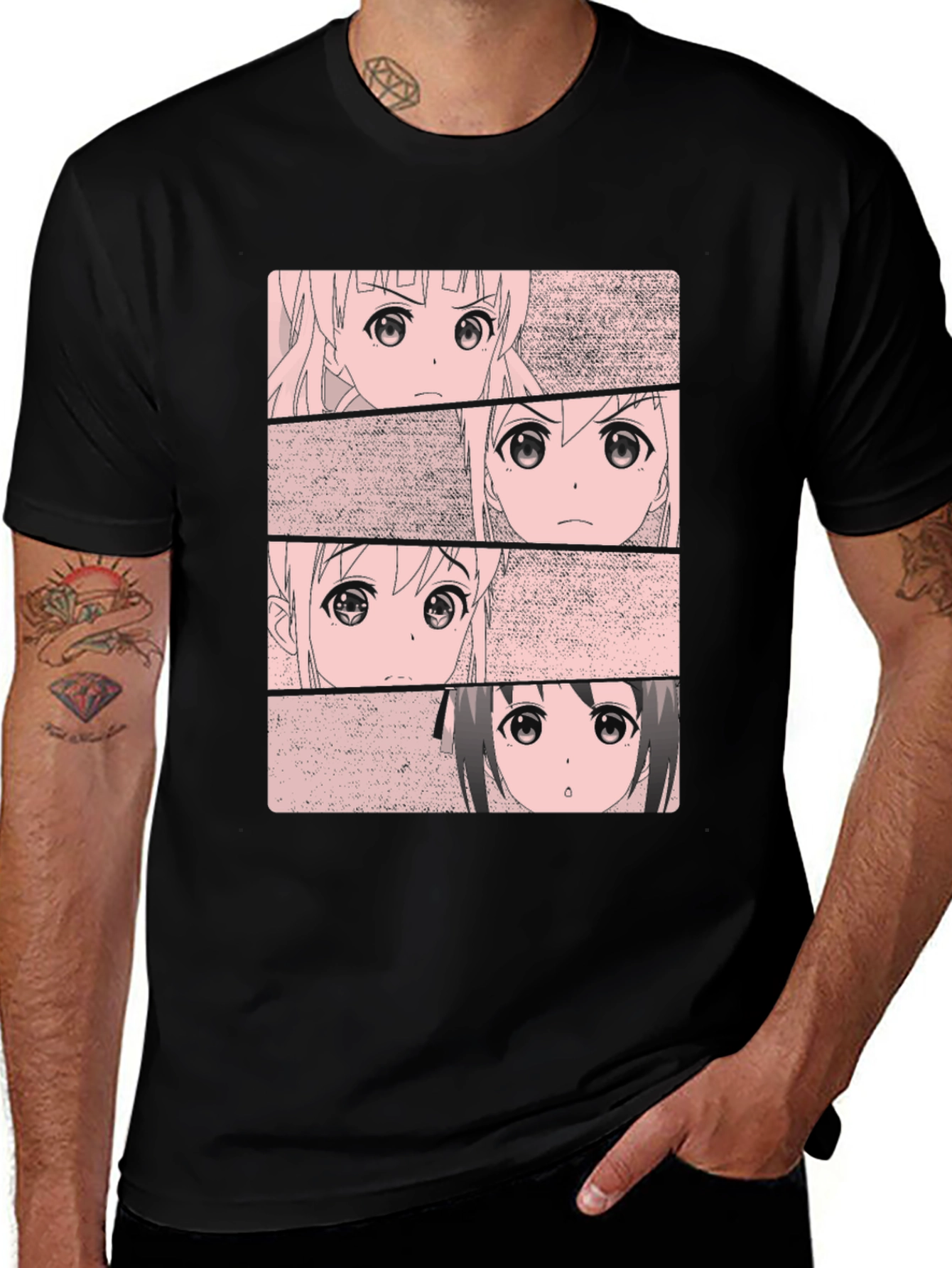 Variant 15 of Anime Girls T-Shirt - Manga Style Graphic Tee