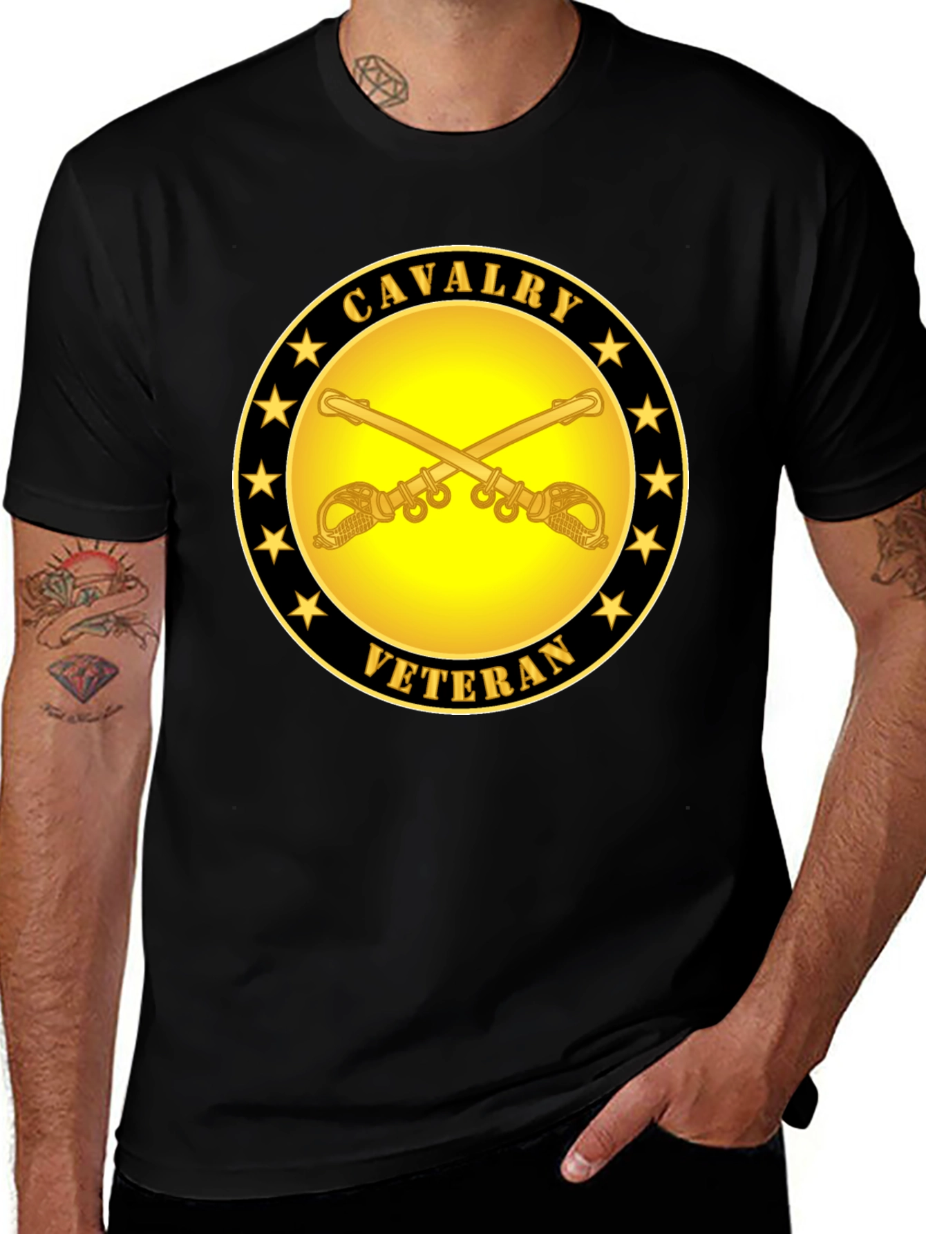 Cavalry Veteran T-Shirt - Military Pride