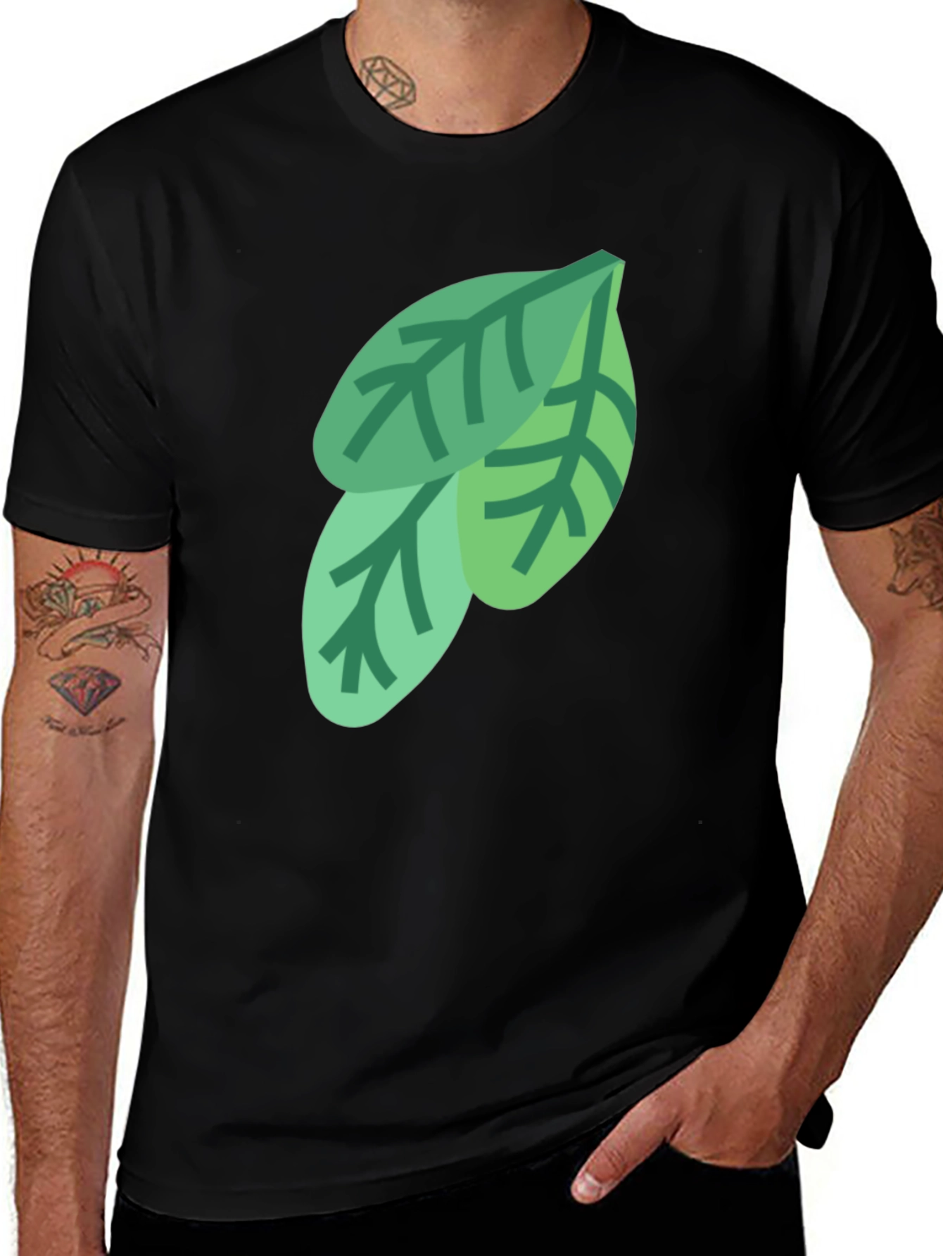 Variant 19 of Leafy Green T-Shirt - Fresh & Natural Style