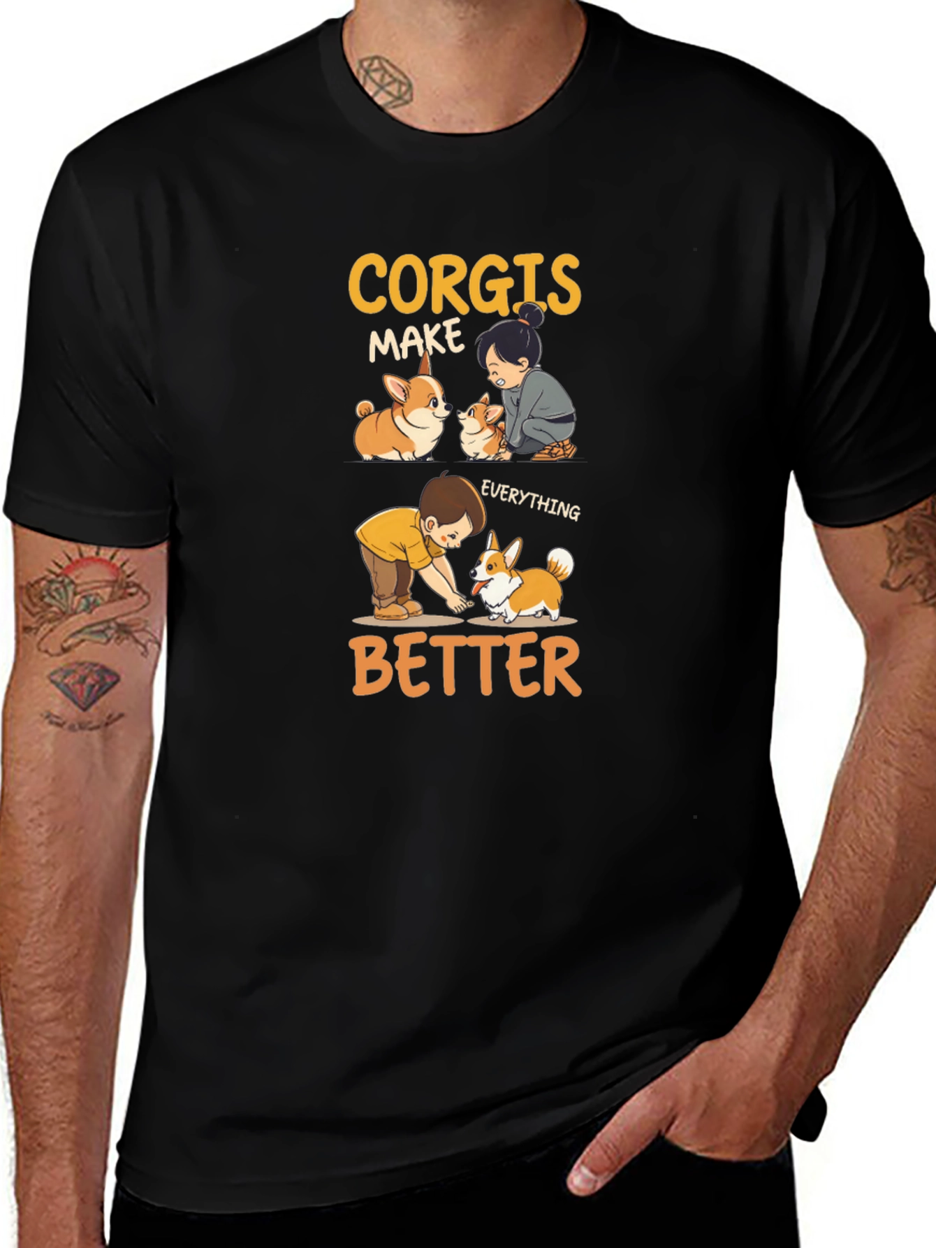 Variant 17 of Corgis Make Everything Better T-Shirt