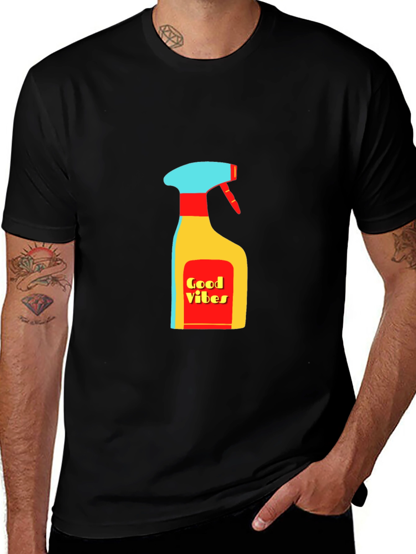 Variant 6 of Good Vibes Cleaning Spray T-Shirt