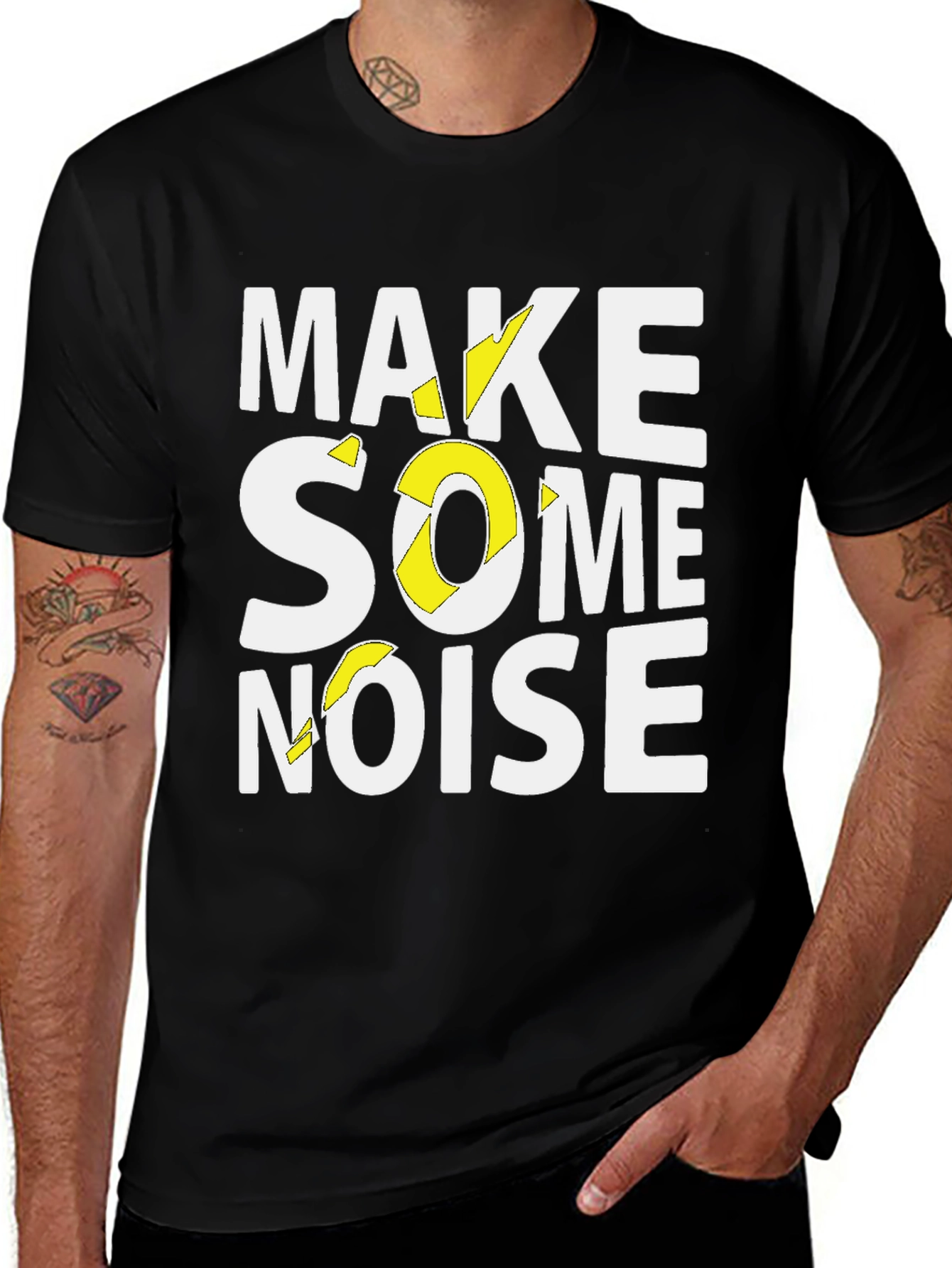 Variant 29 of Make Some Noise Graphic Tee - Bold Statement T-Shirt