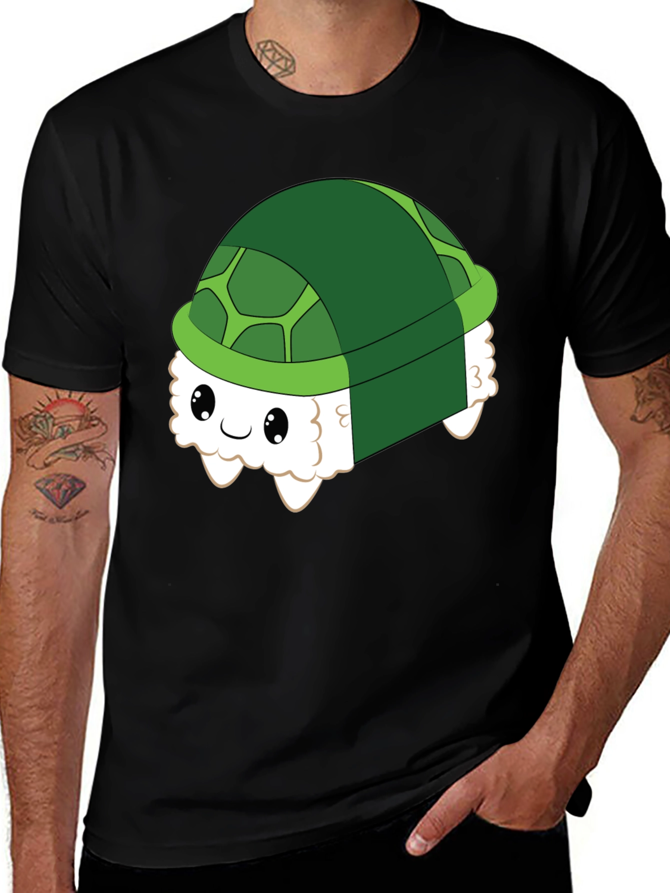 Variant 22 of Sushi Turtle Graphic T-Shirt