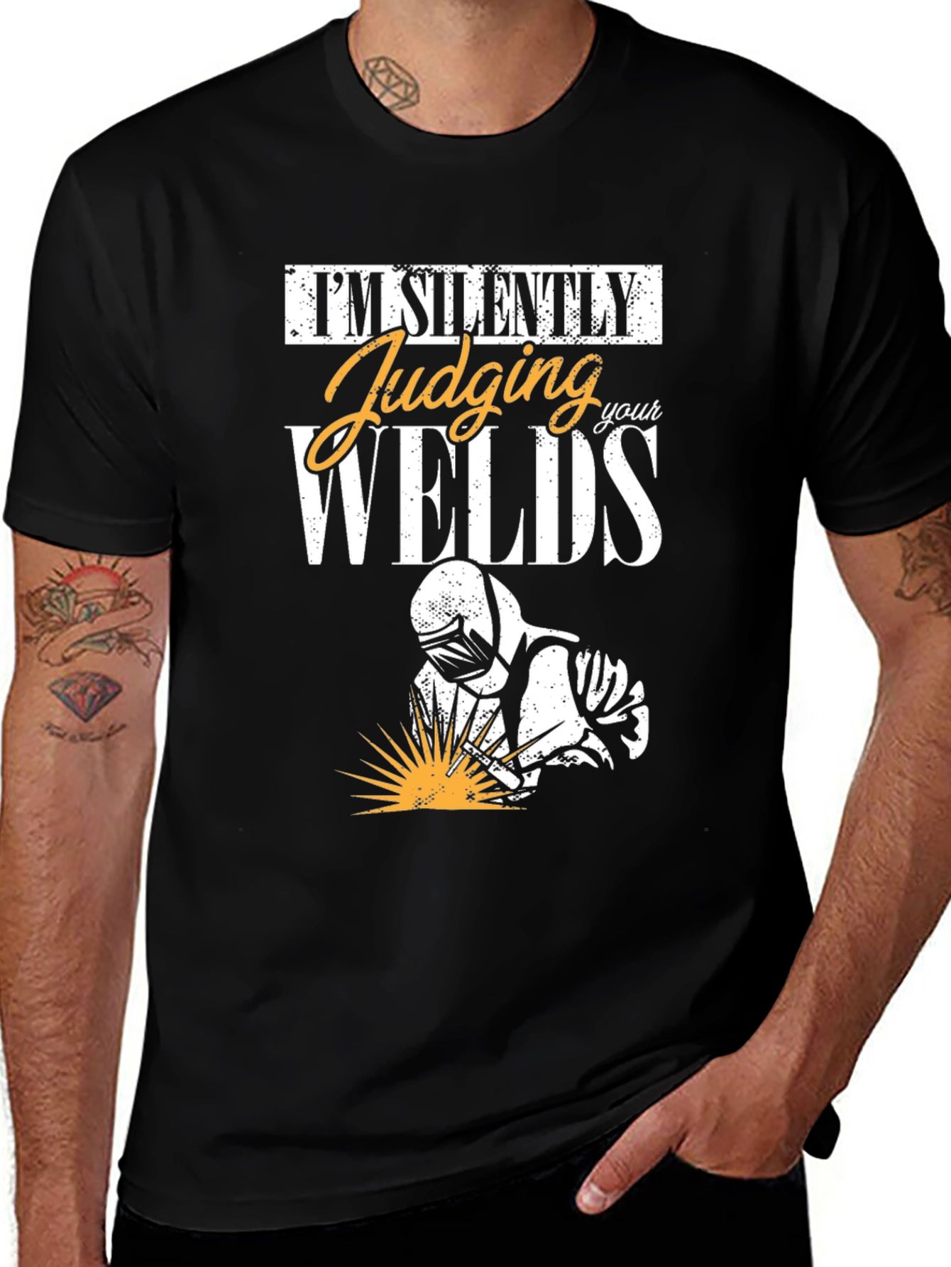 Welder T-Shirt: Silently Judging Your Welds Tee