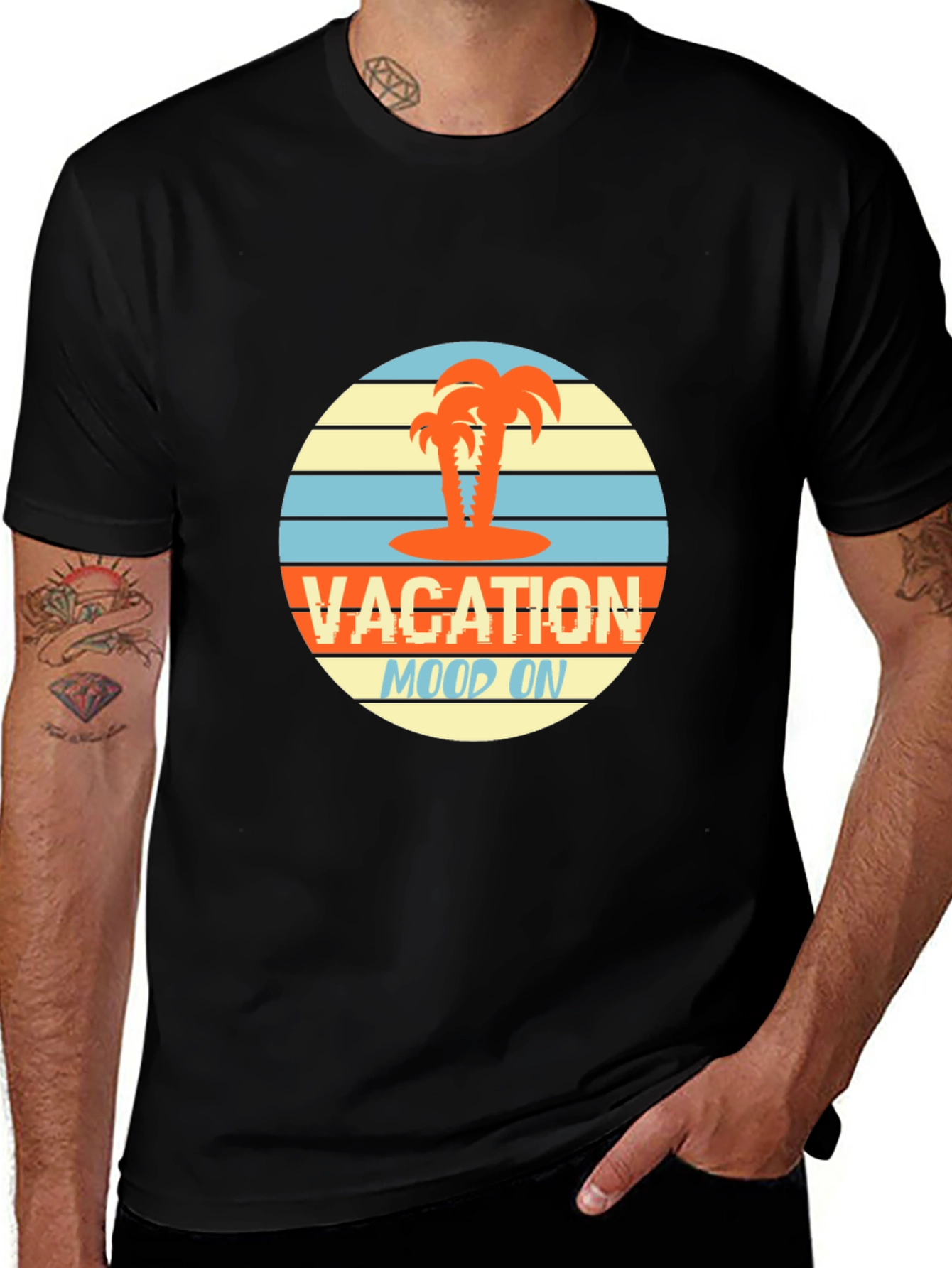 Variant 10 of Vacation Mode T-Shirt - Summer Getaway Style