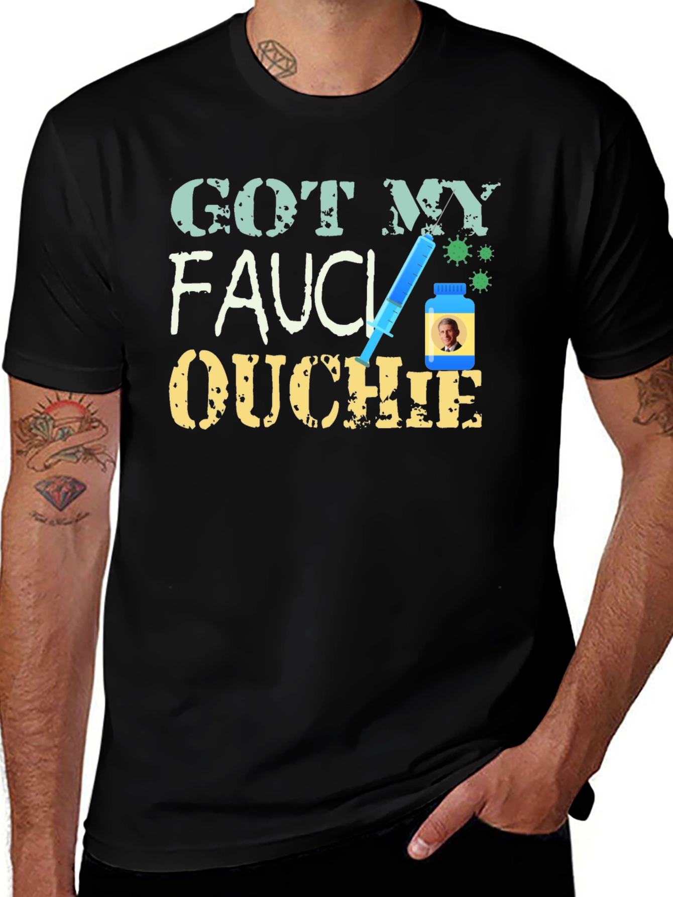 Variant 19 of Got My Fauci Ouchie T-Shirt