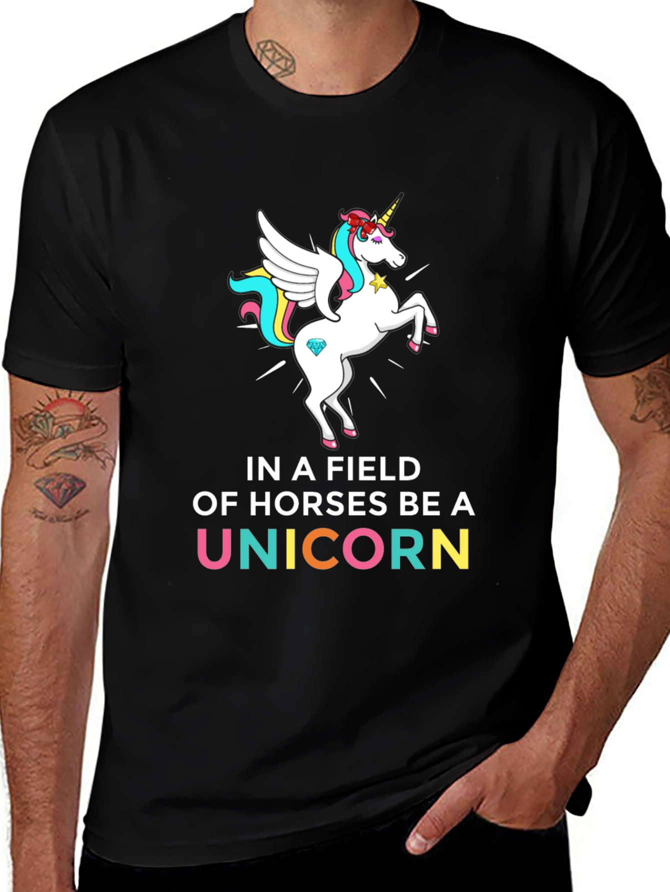 Variant 10 of Be a Unicorn Graphic T-Shirt