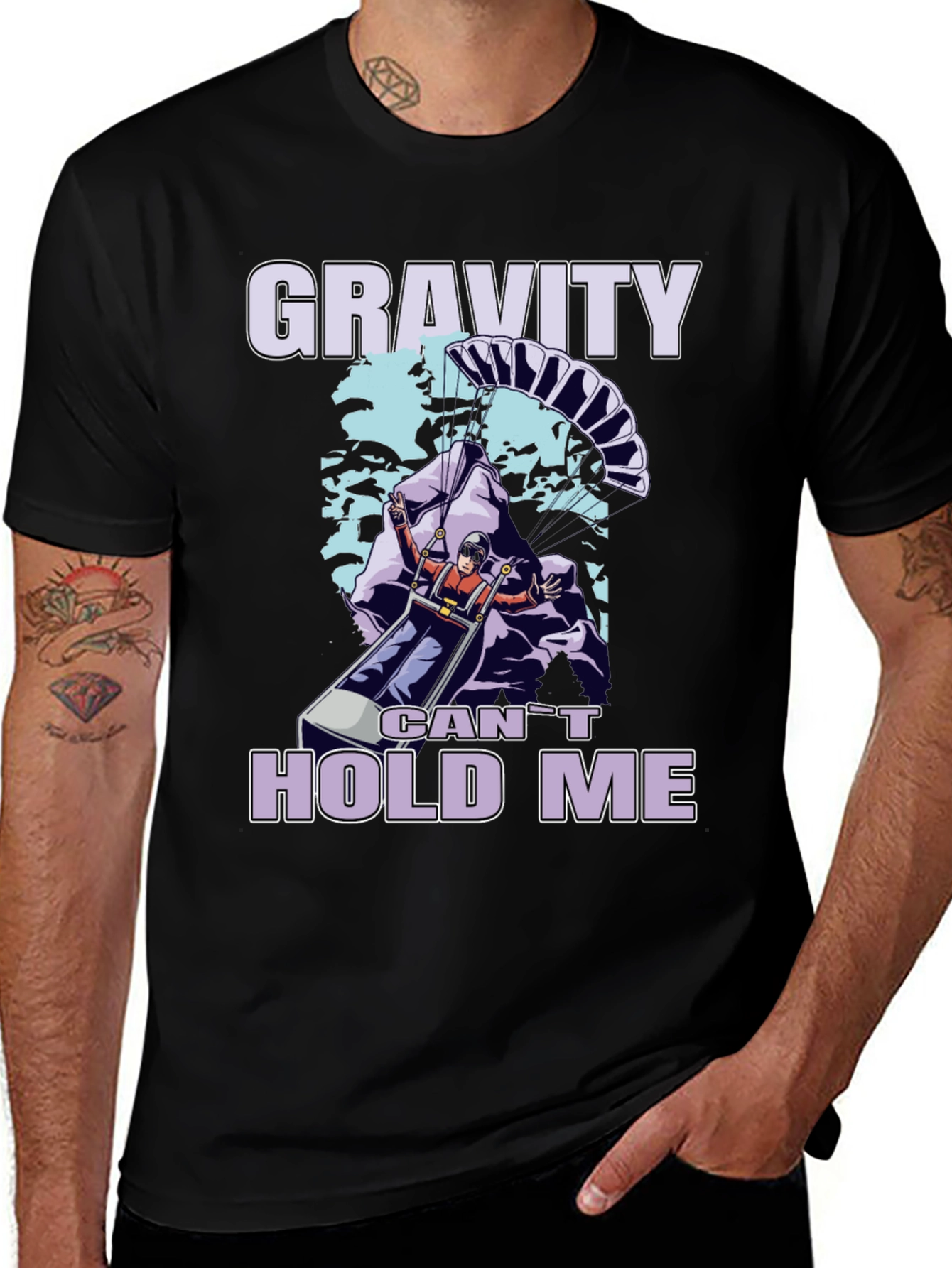 Gravity Can't Hold Me Hang Gliding T-Shirt
