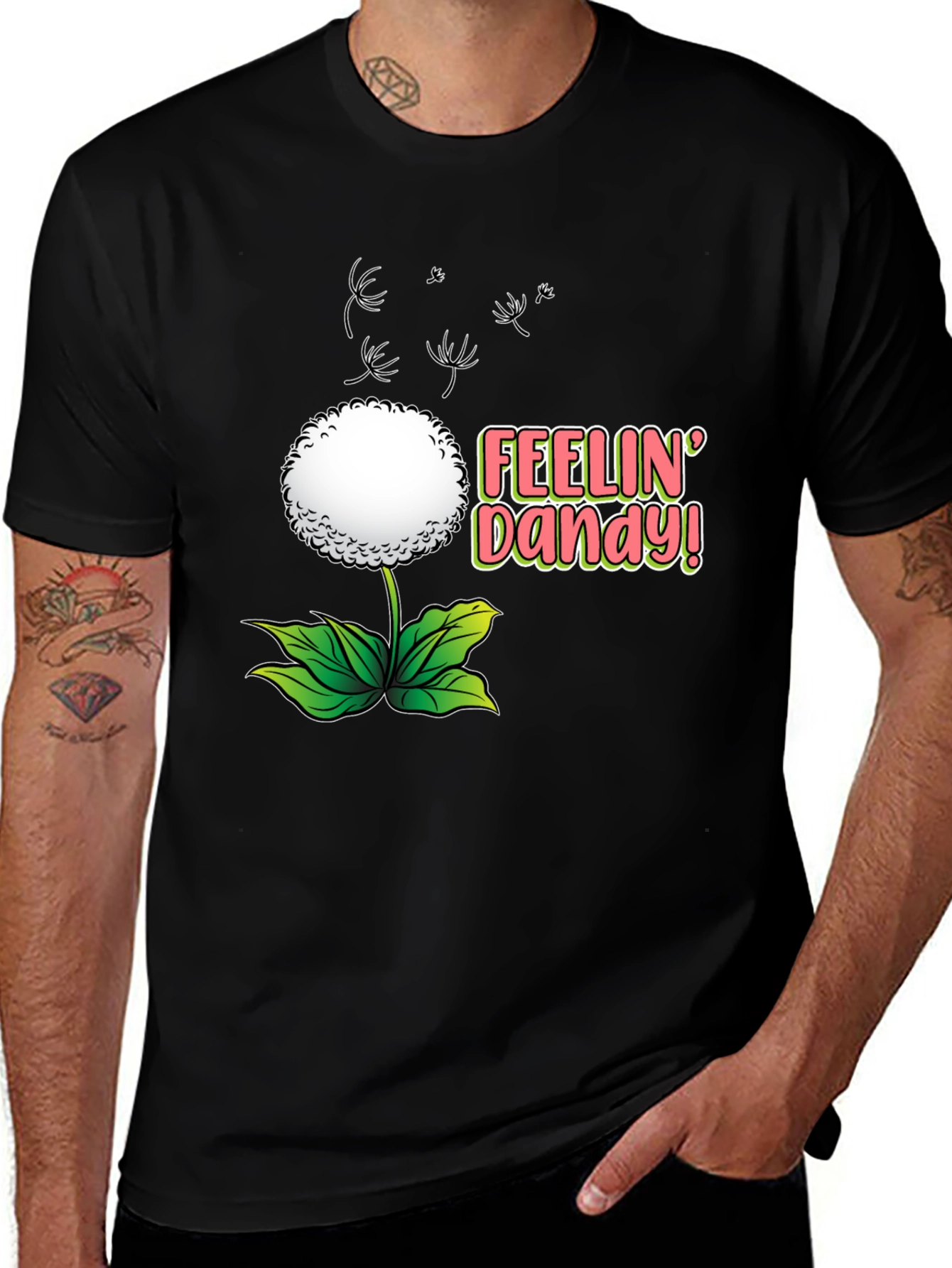 Variant 20 of Feelin' Dandy Dandelion Graphic Tee