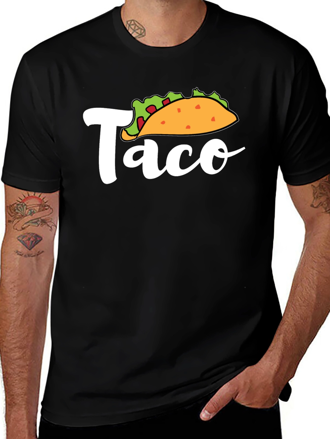 Variant 19 of Taco Graphic T-Shirt - Casual Men's Tee