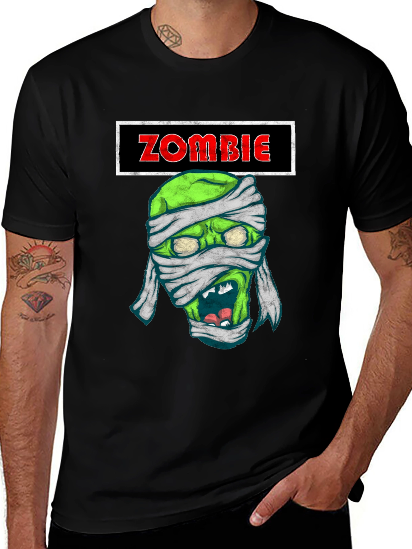 Variant 30 of Zombie T-Shirt: Mummy Monster Graphic Tee