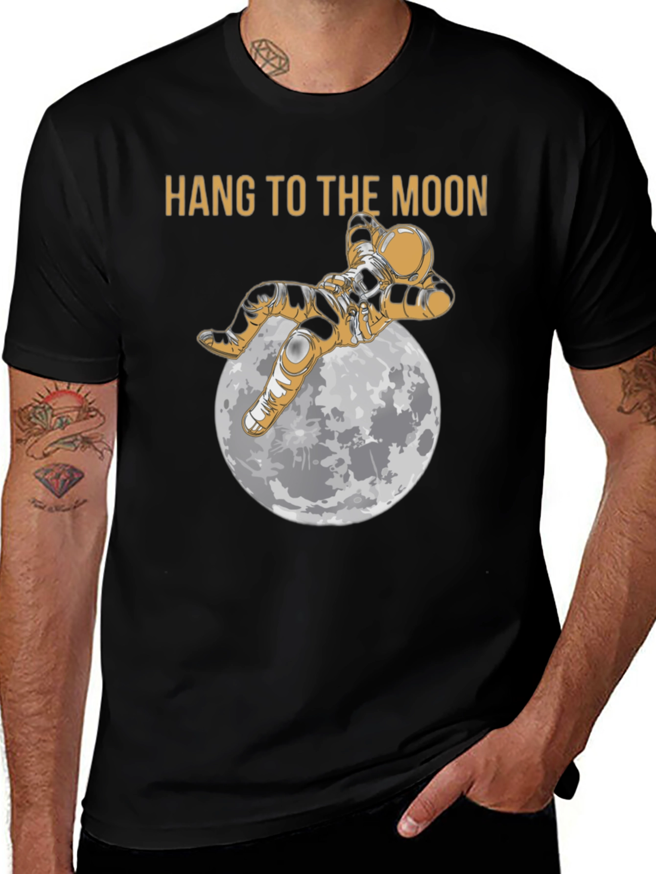 Variant 20 of Hang to the Moon Graphic Tee