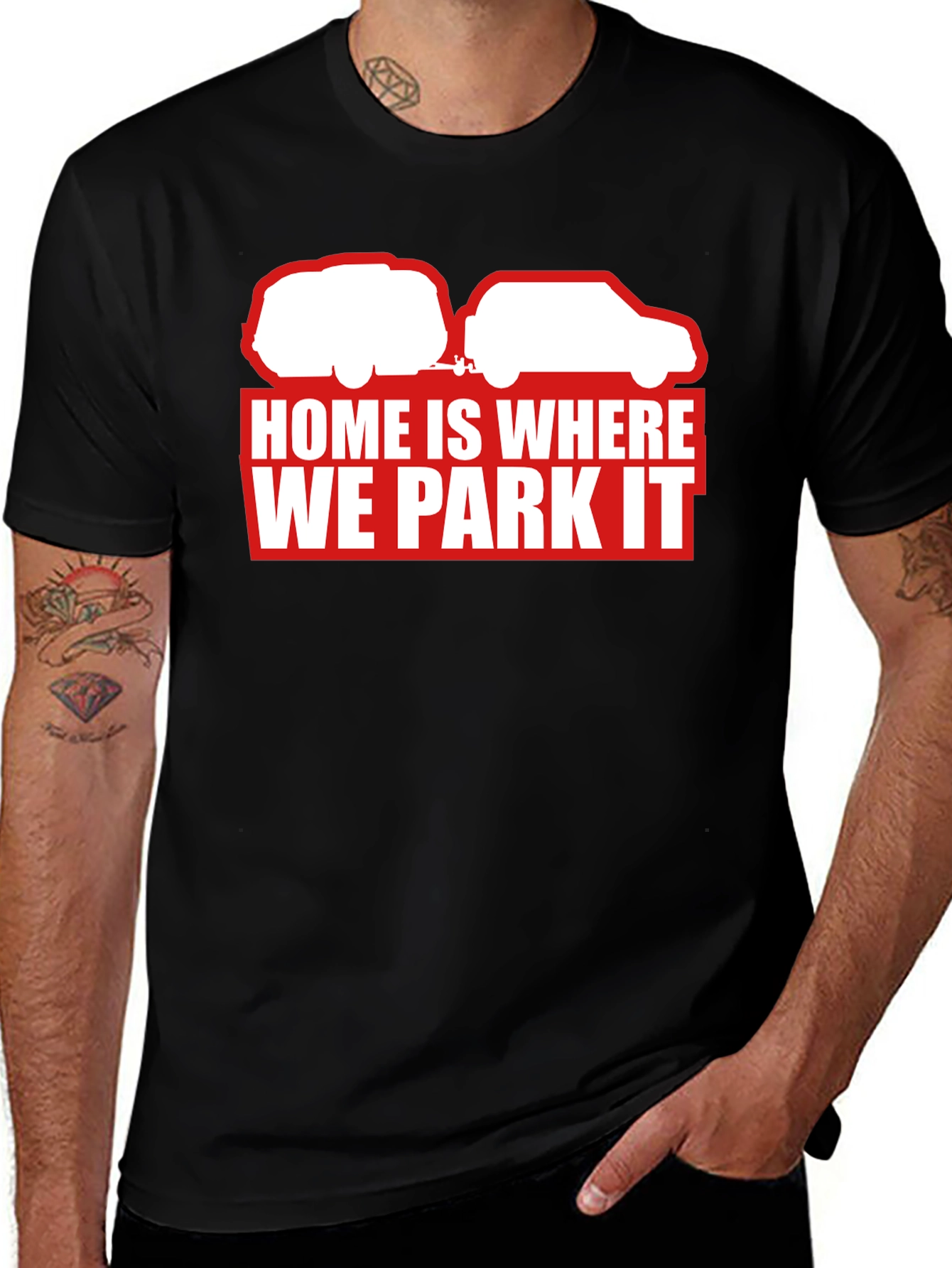 Home Is Where We Park It T-Shirt