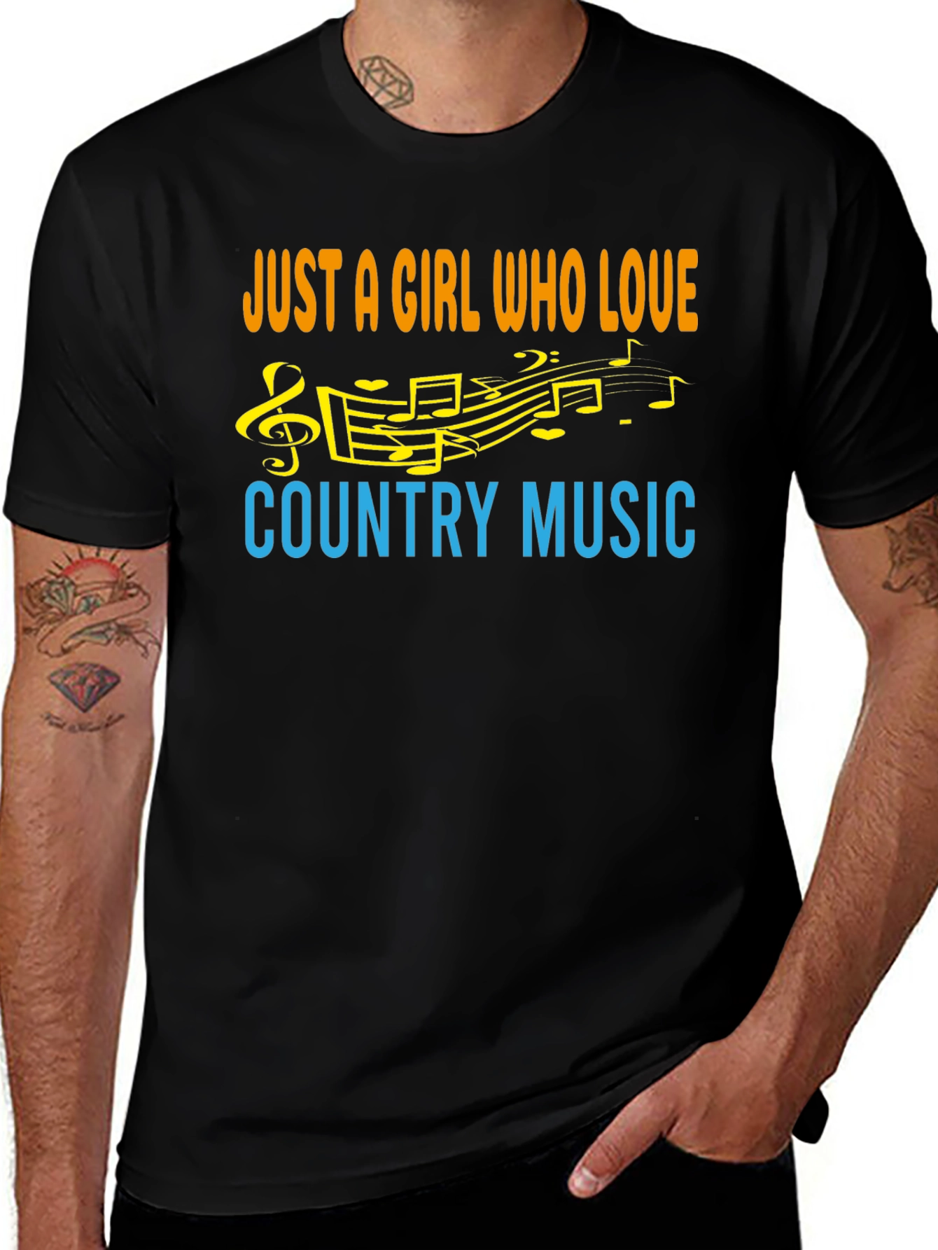 Variant 7 of Country Music Lover T-Shirt