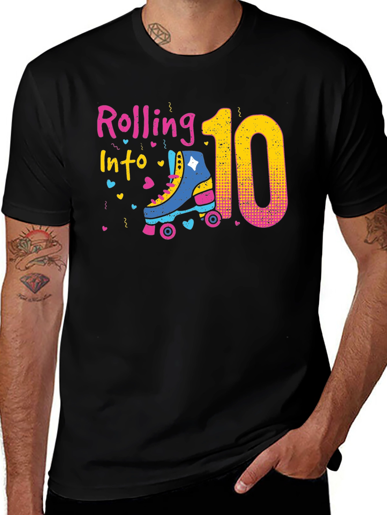 Variant 7 of Rolling Into 10th Birthday T-Shirt