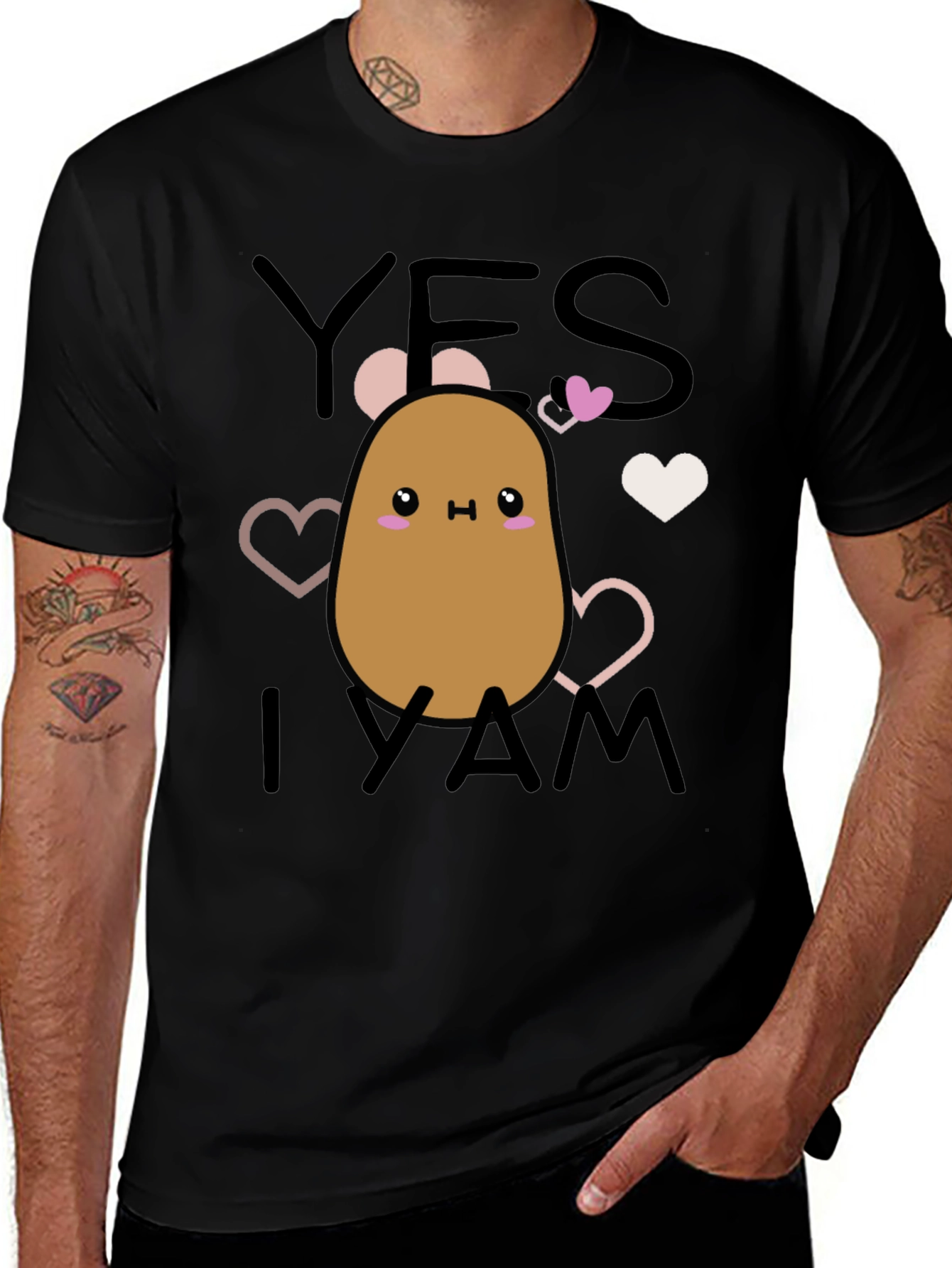 Variant 3 of Yes I Yam T-Shirt - Cute Potato Graphic Tee