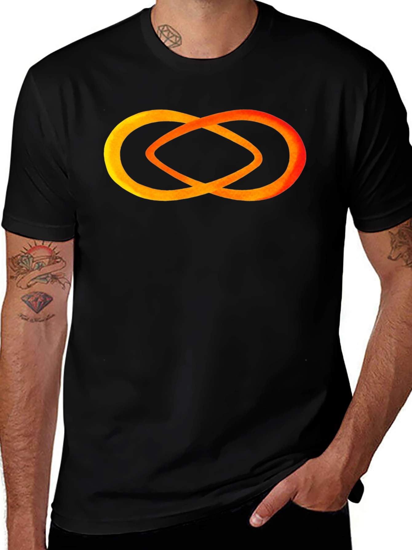 Variant 9 of Geometric Infinity Symbol T-Shirt