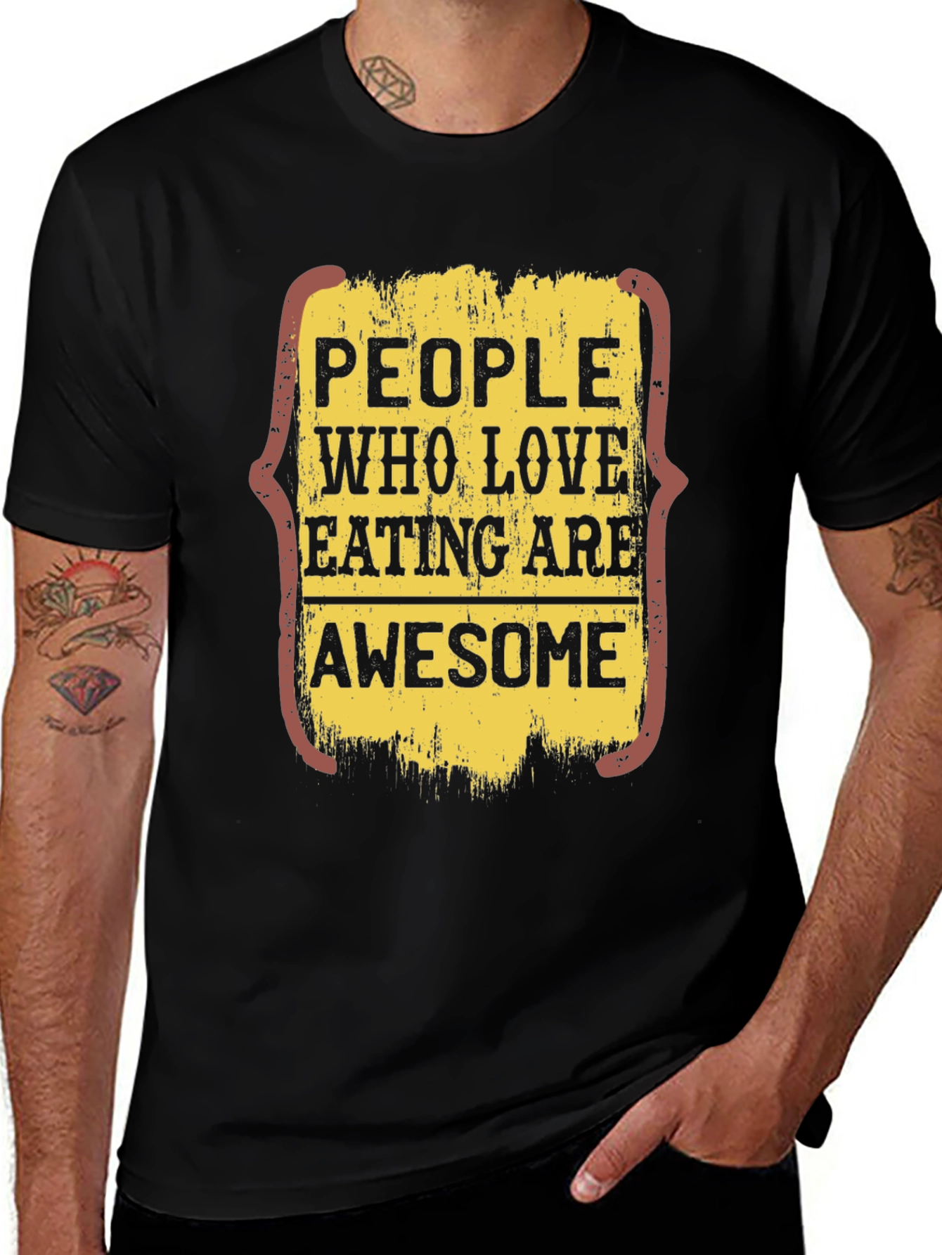 Variant 9 of People Who Love Eating Are Awesome T-Shirt