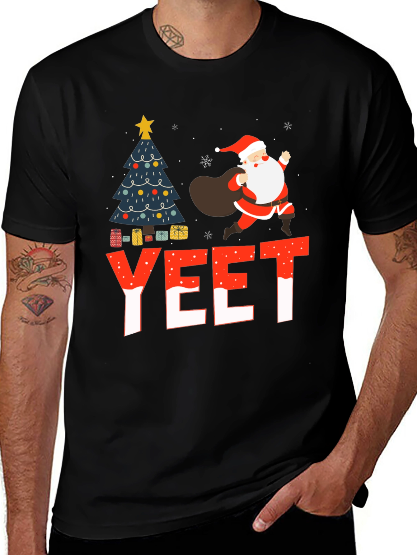 Yeet Santa Christmas T-Shirt