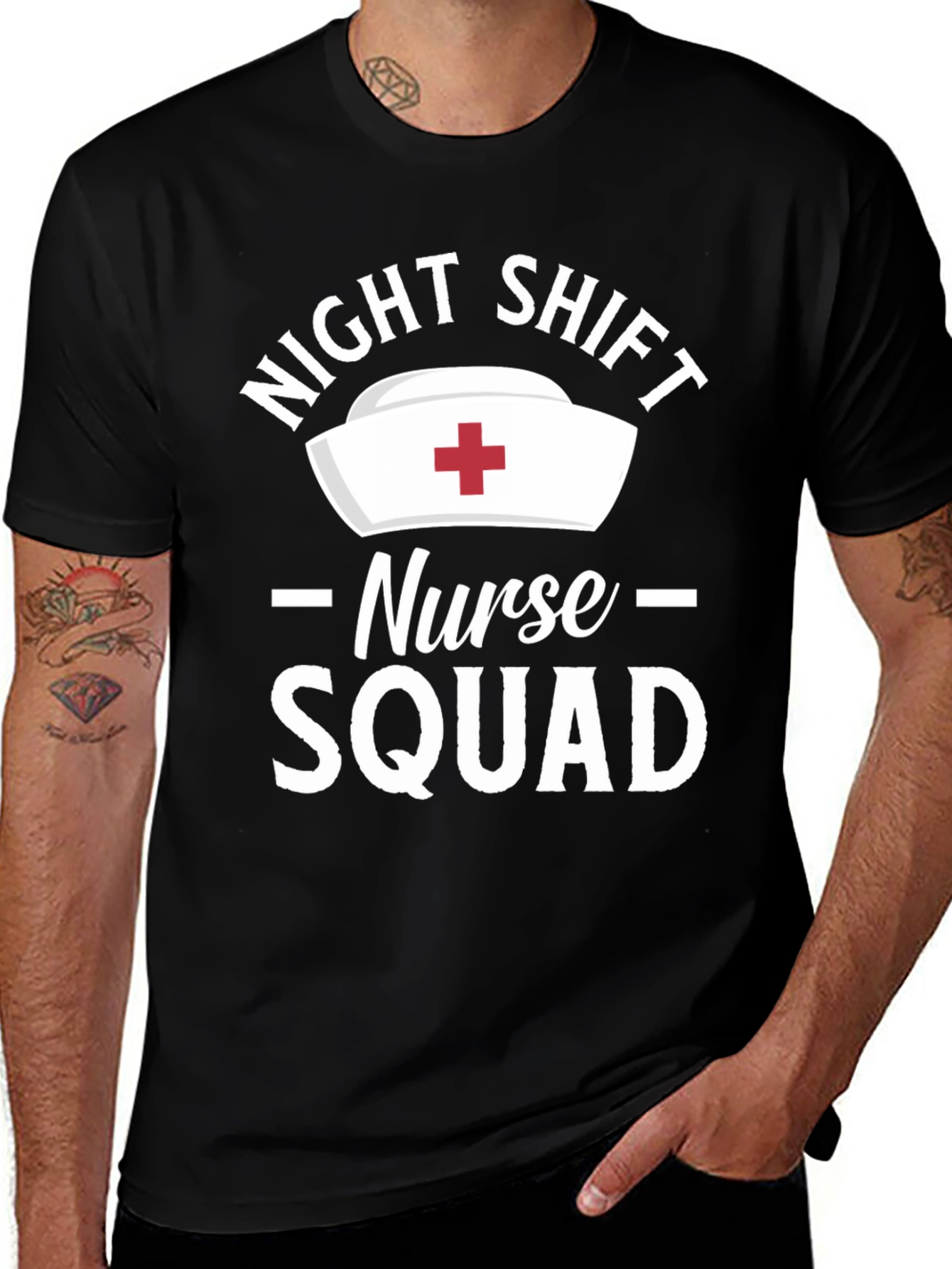 Variant 2 of Night Shift Nurse Squad T-Shirt
