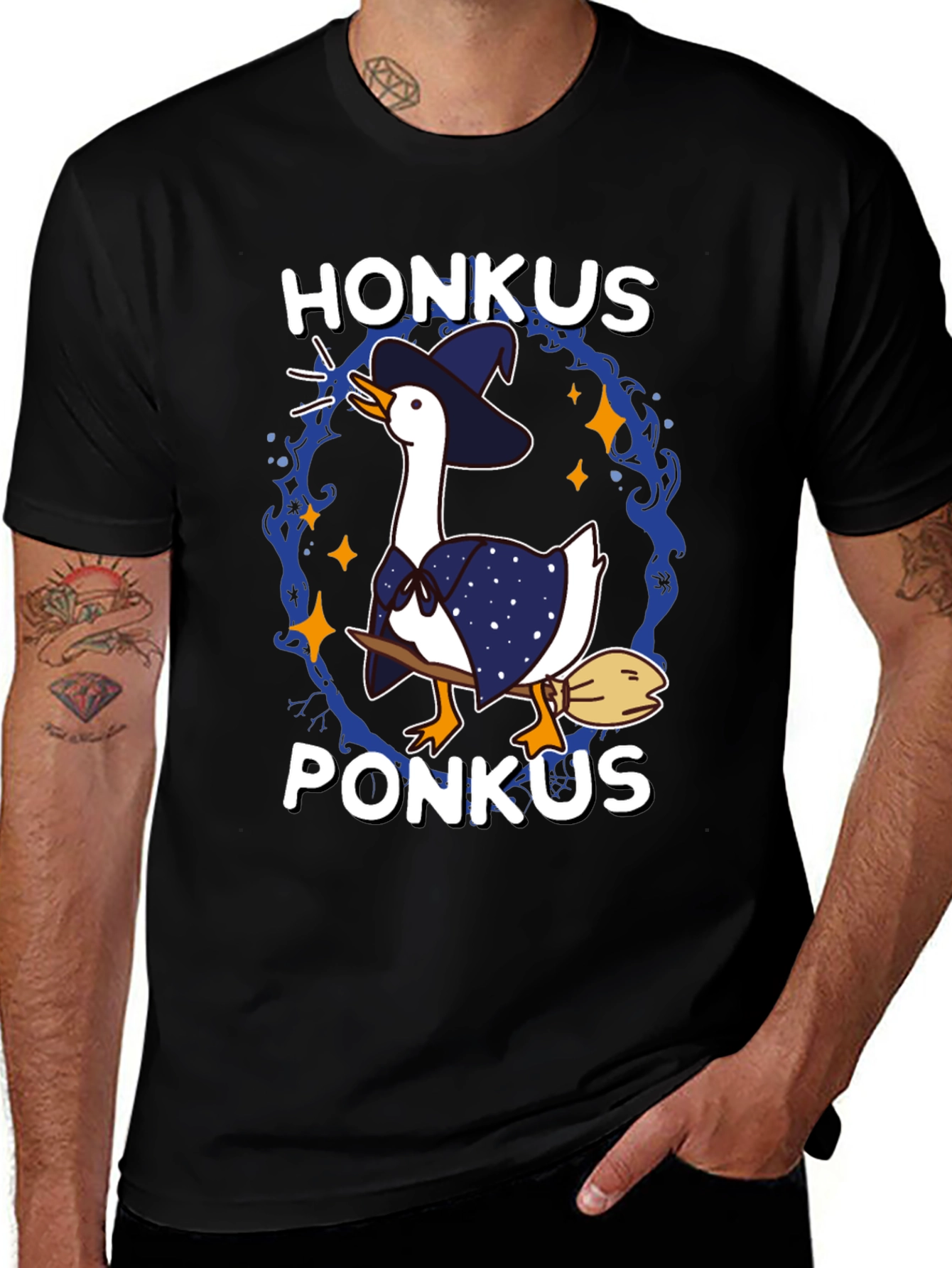 Variant 18 of Honkus Ponkus Witch Goose T-Shirt