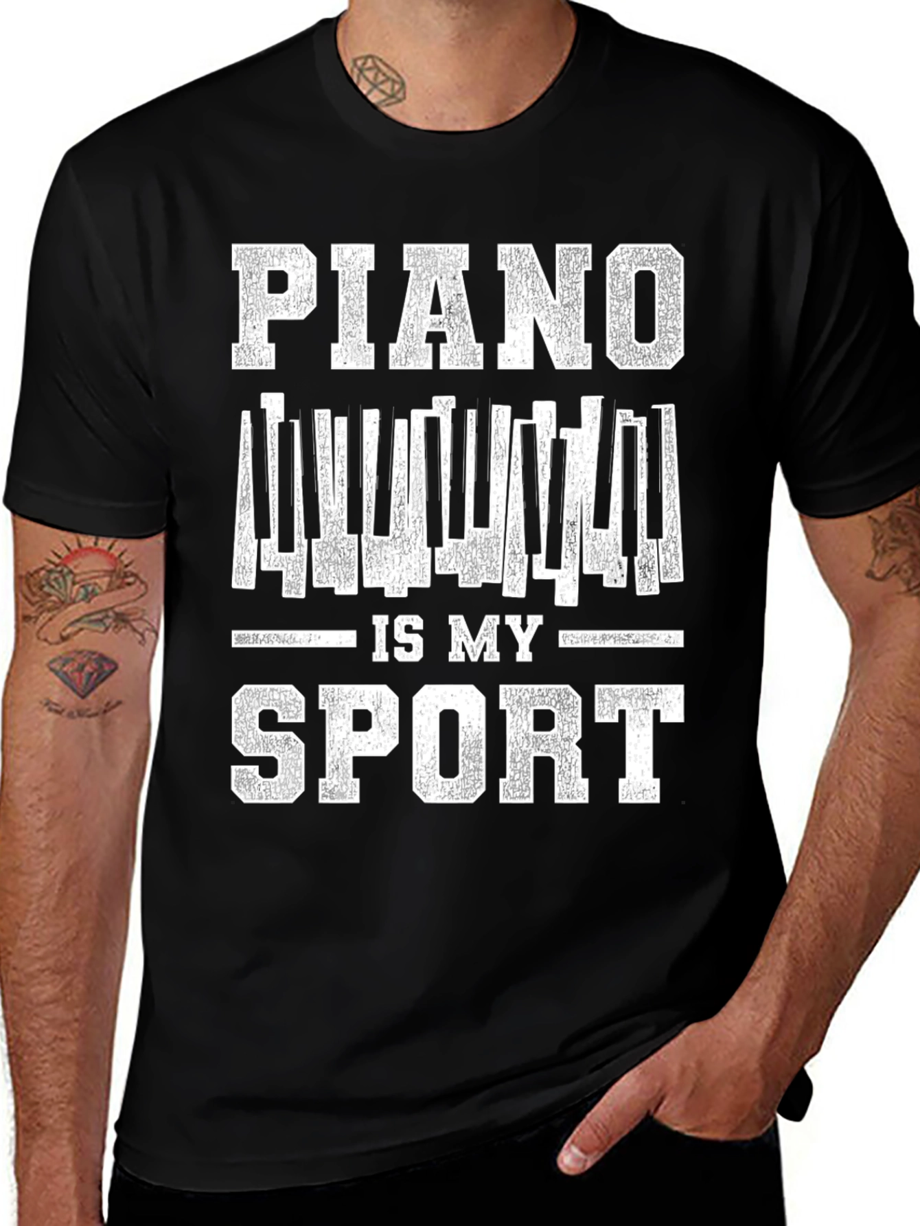 Variant 3 of Piano Is My Sport T-Shirt - Musician Tee