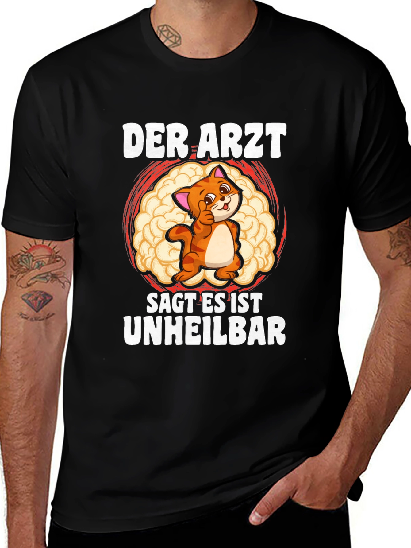 Variant 9 of Der Arzt Sag T-Shirt - Cat Brain