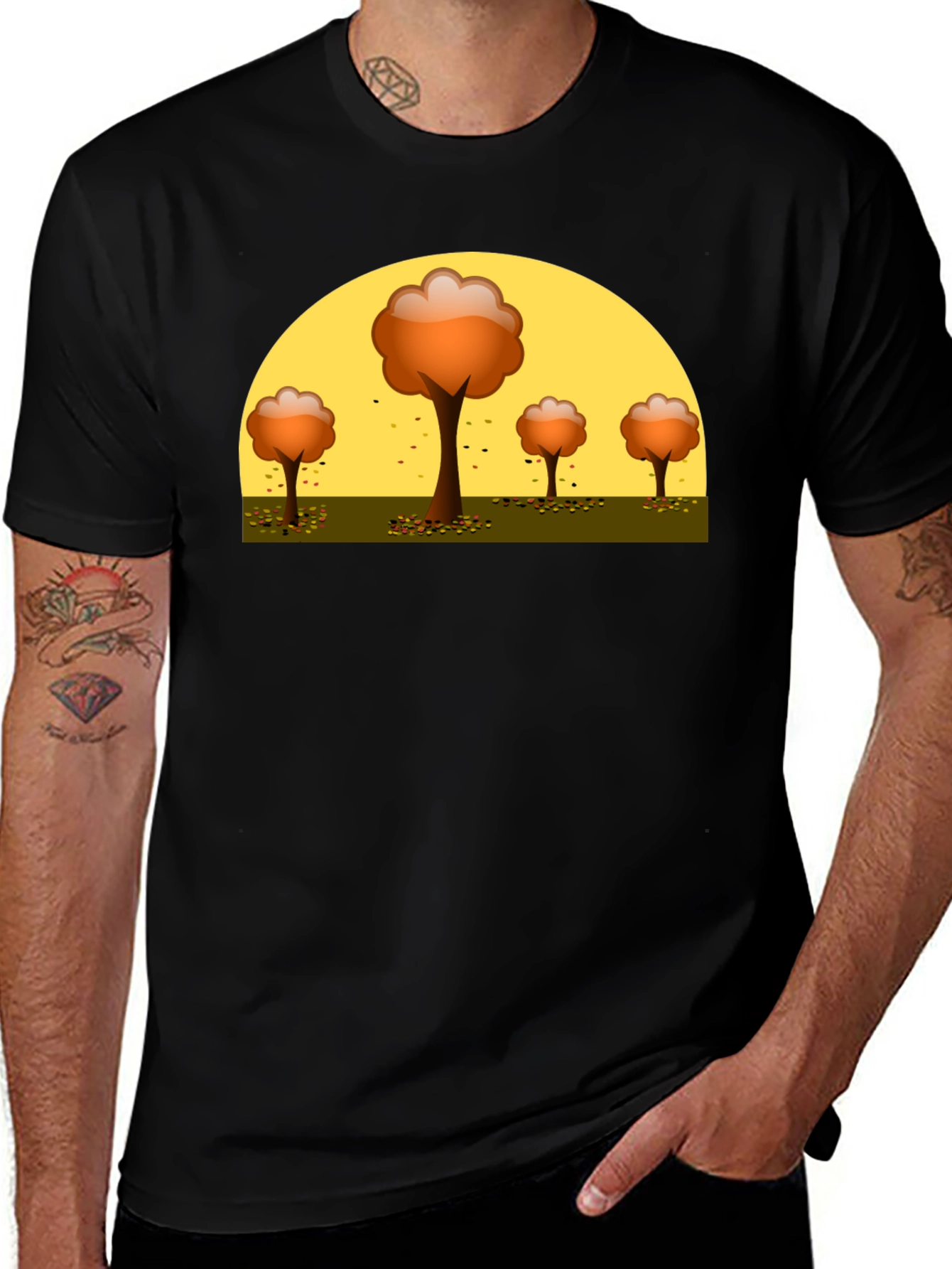Variant 12 of Fall Trees Graphic T-Shirt
