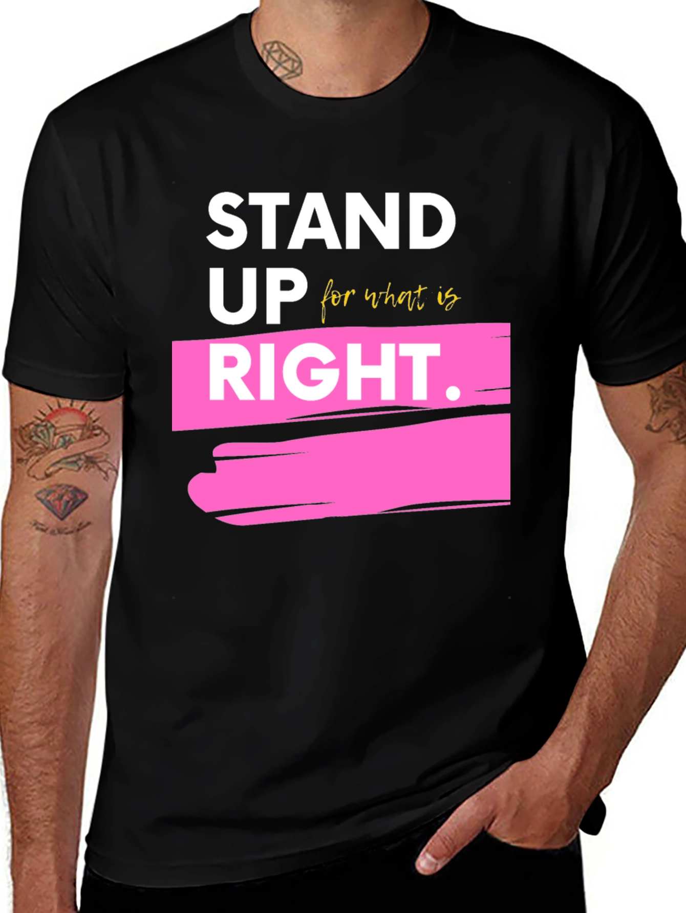 Variant 30 of Stand Up for What Is Right Graphic Tee