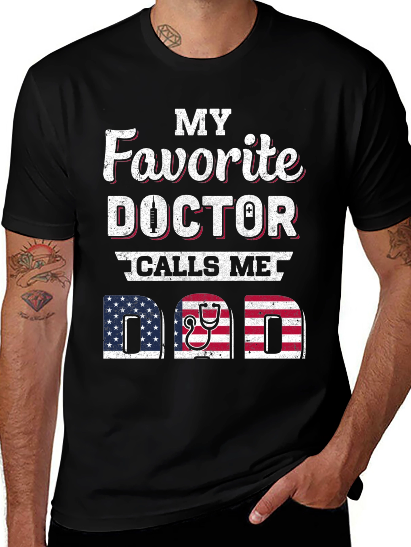 Variant 30 of My Favorite Doctor Calls Me Dad T-Shirt