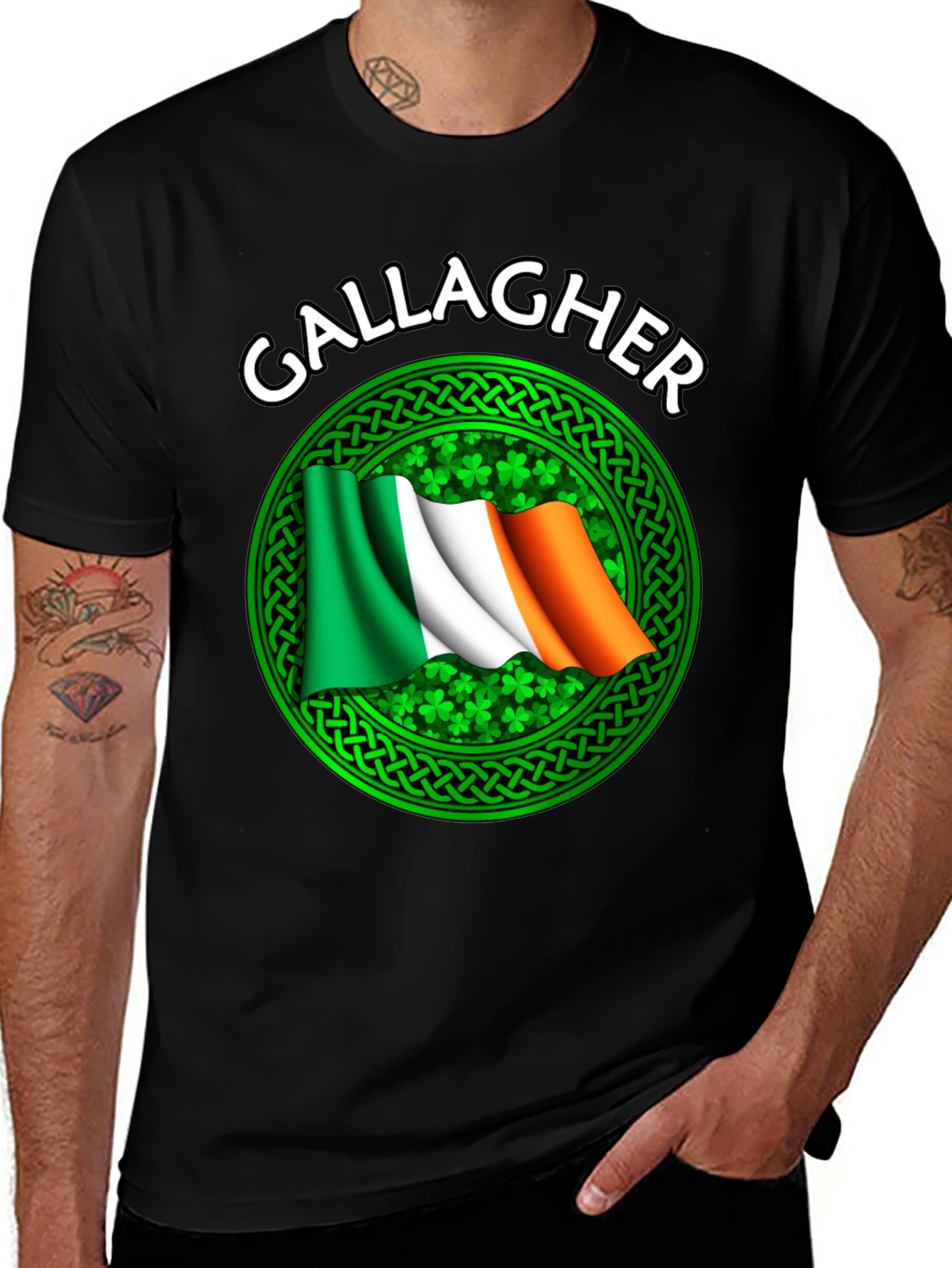 Variant 21 of Gallagher Ireland Irish Flag T-Shirt