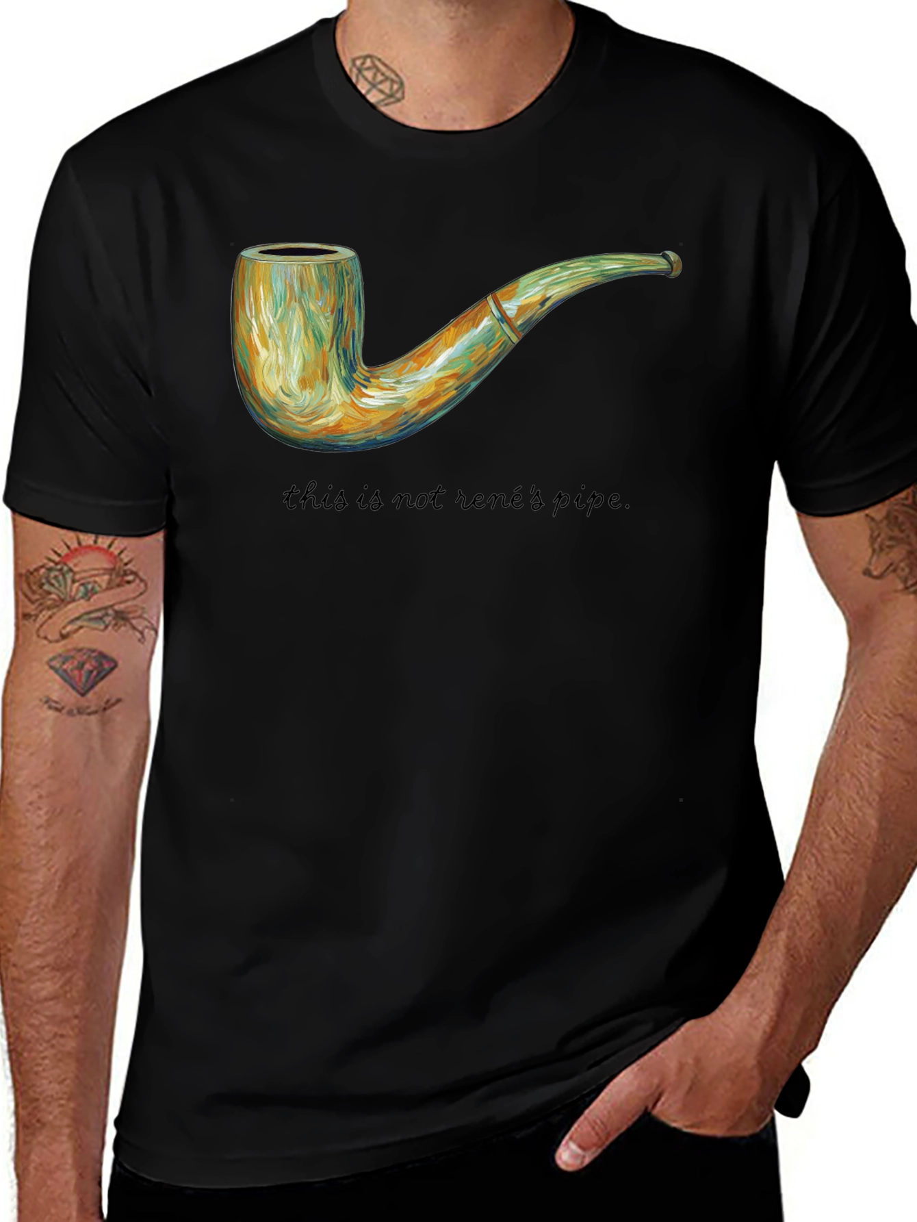 Surreal Pipe T-Shirt - This Is Not René's Pipe Tee